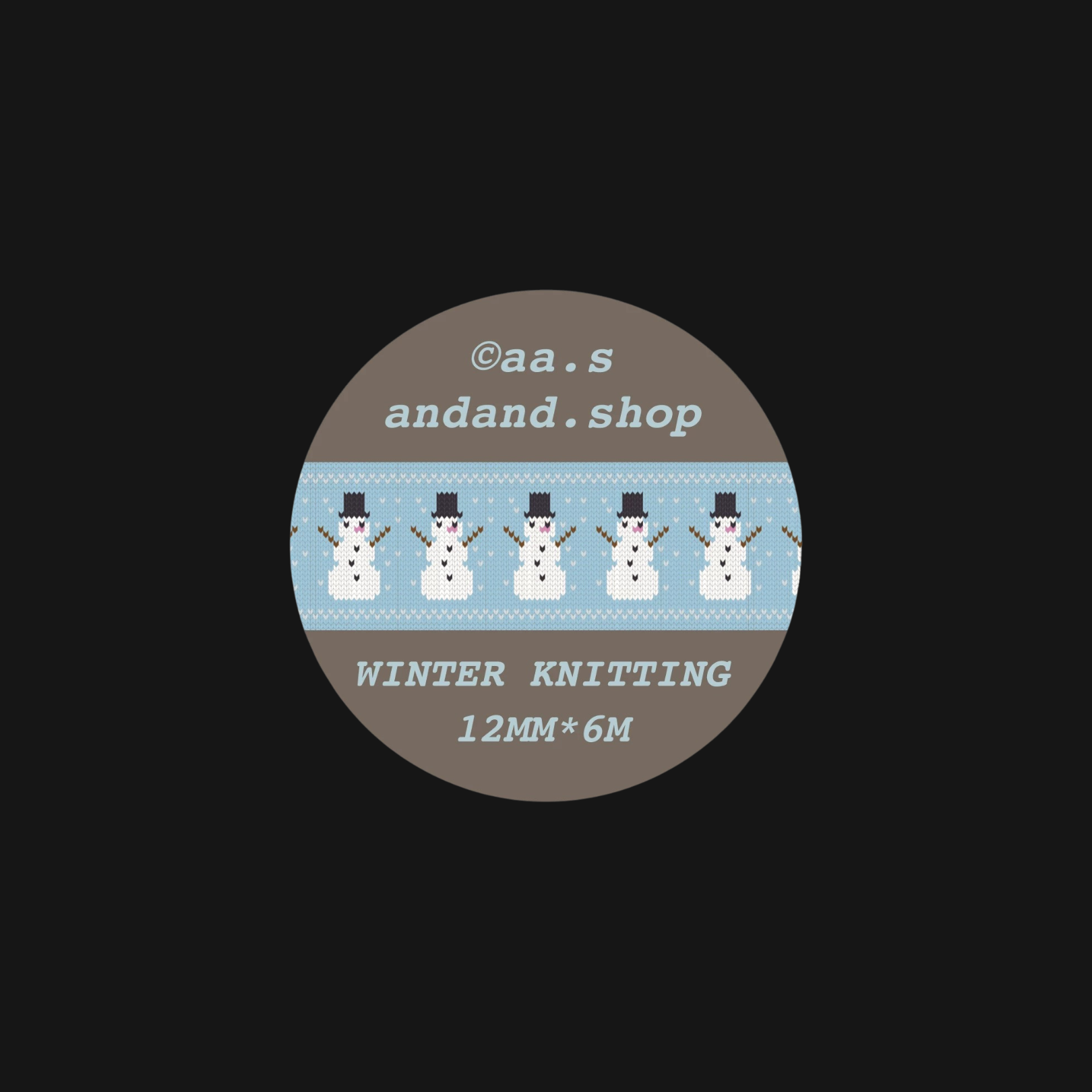 AndAnd. - Winter Sweater Sticker Roll