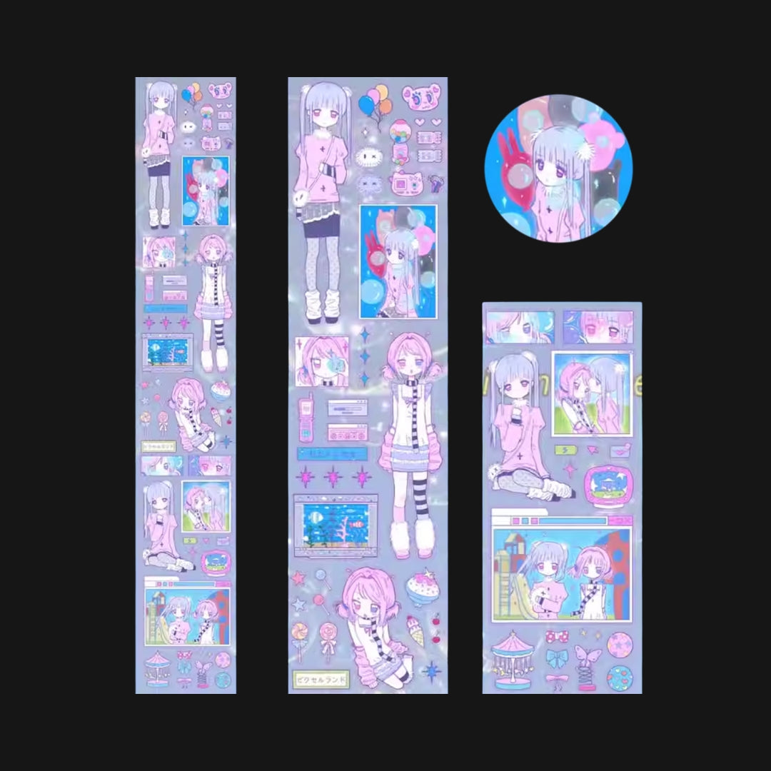 Xiaojing - Amusement Park Sticker Roll