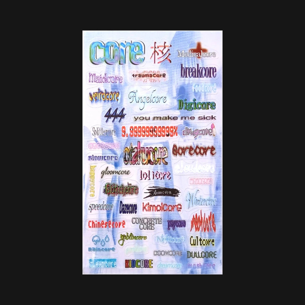 Mewgodow - CORE Sticker Sheet