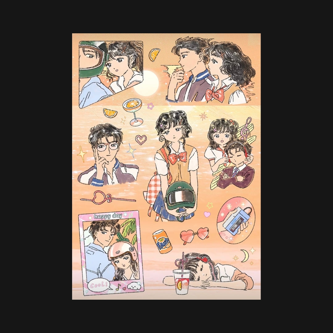 Xu Yoyo - Stay with Me Sticker Sheet