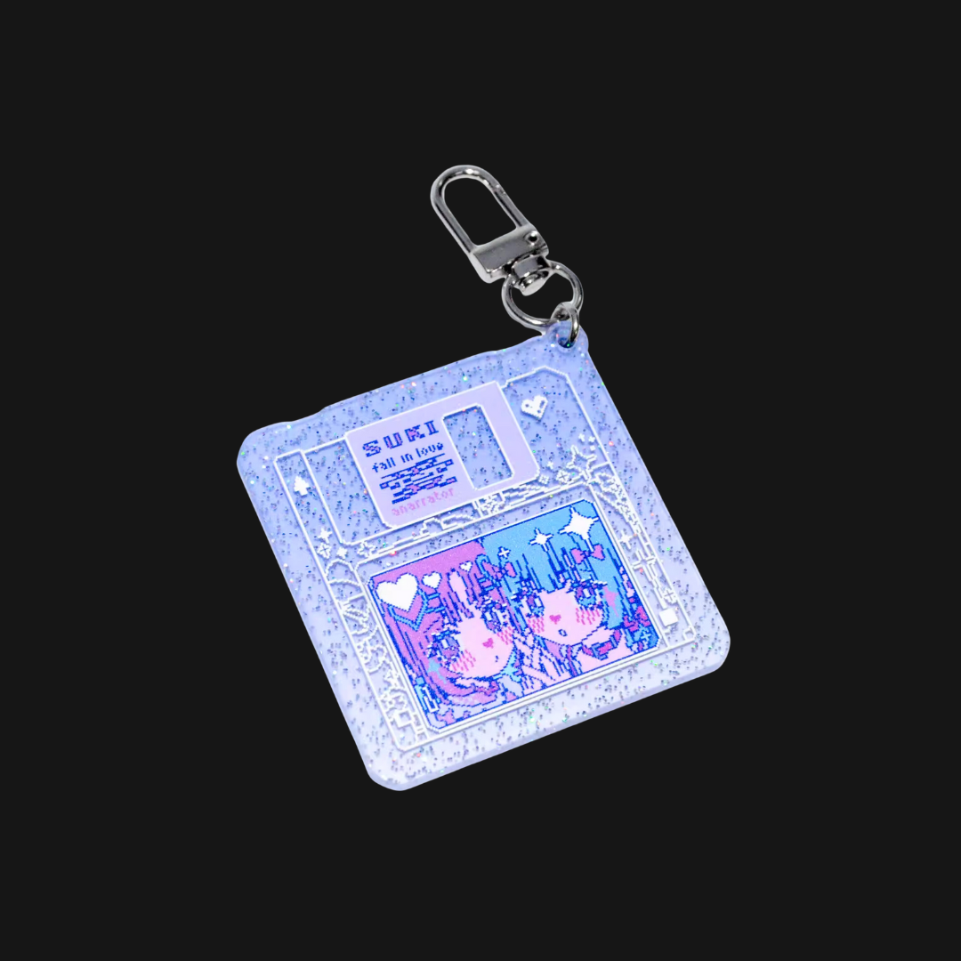 ANARRATOR - Floppy Disk Love Lenticular Keychain