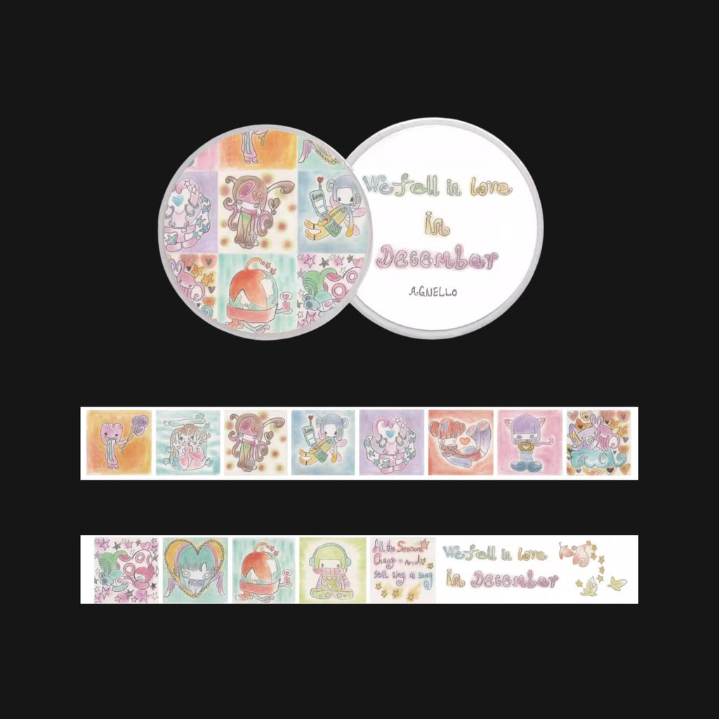 AGNELLO - WE FELL LOVE IN DECEMBER STICKER ROLL