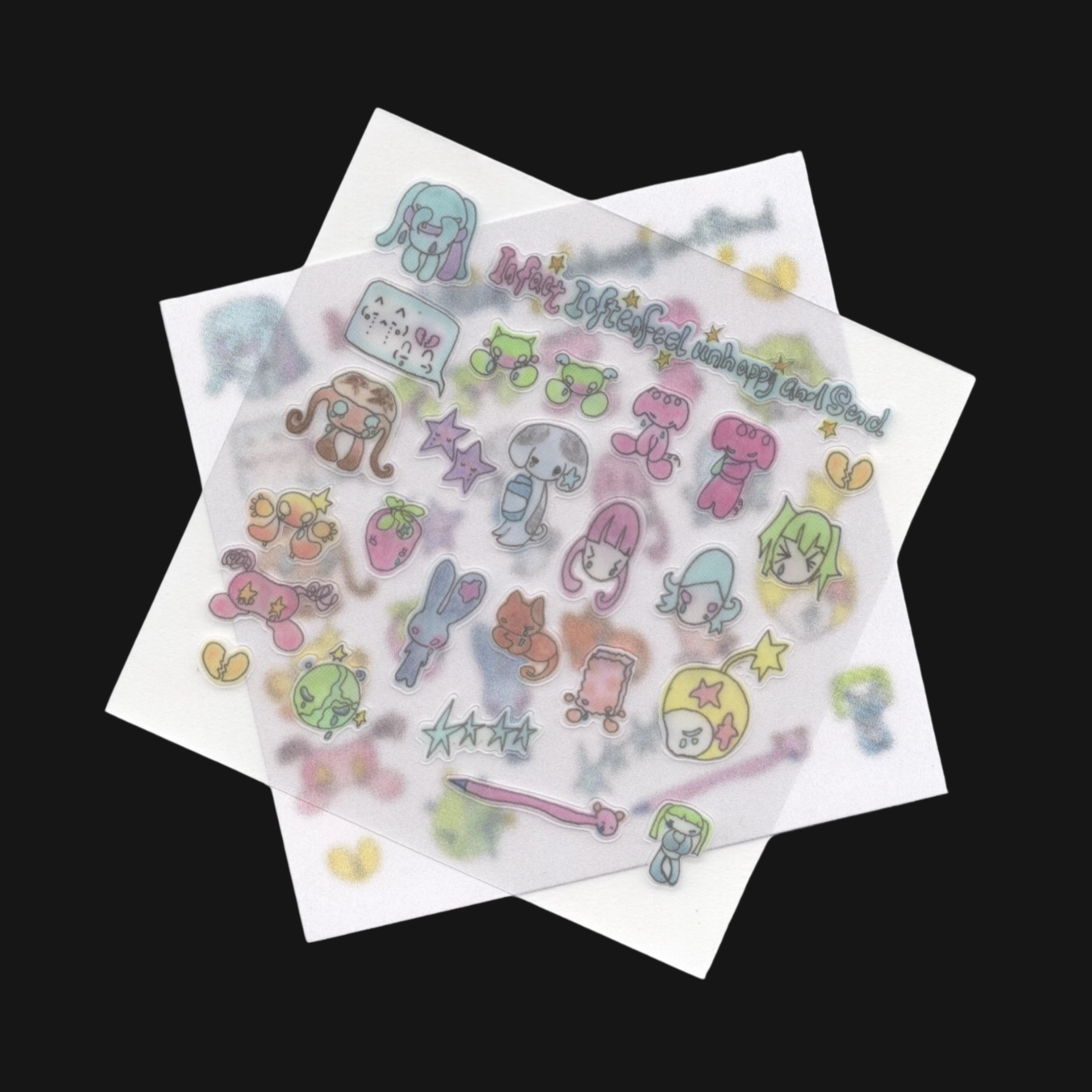Agnello - Crying World Sticker Sheet