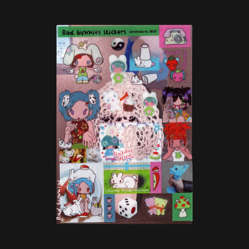 Sunonebird - Bad Bunnies Sticker Sheet