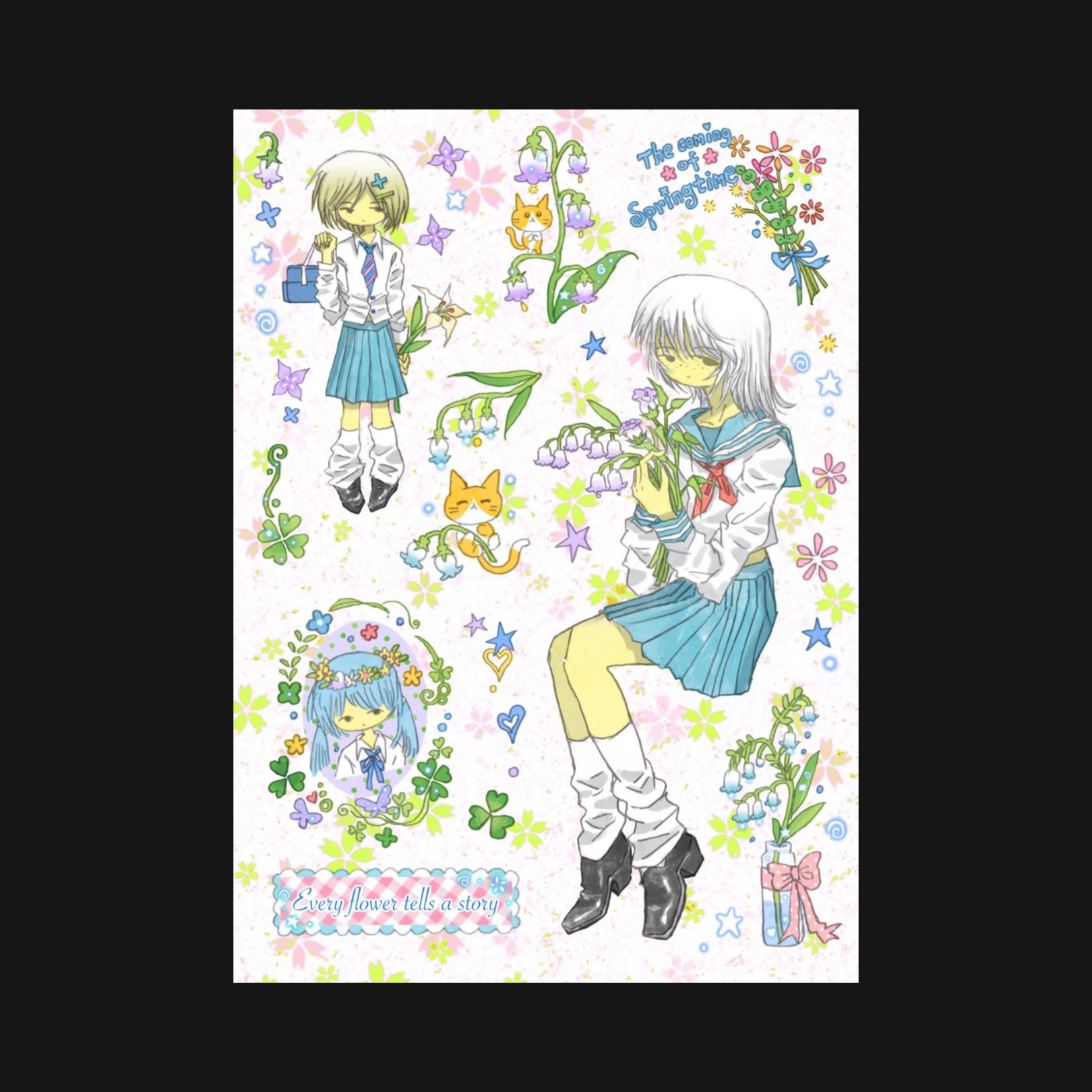 Oooctopus - Spring Time Sticker Sheet