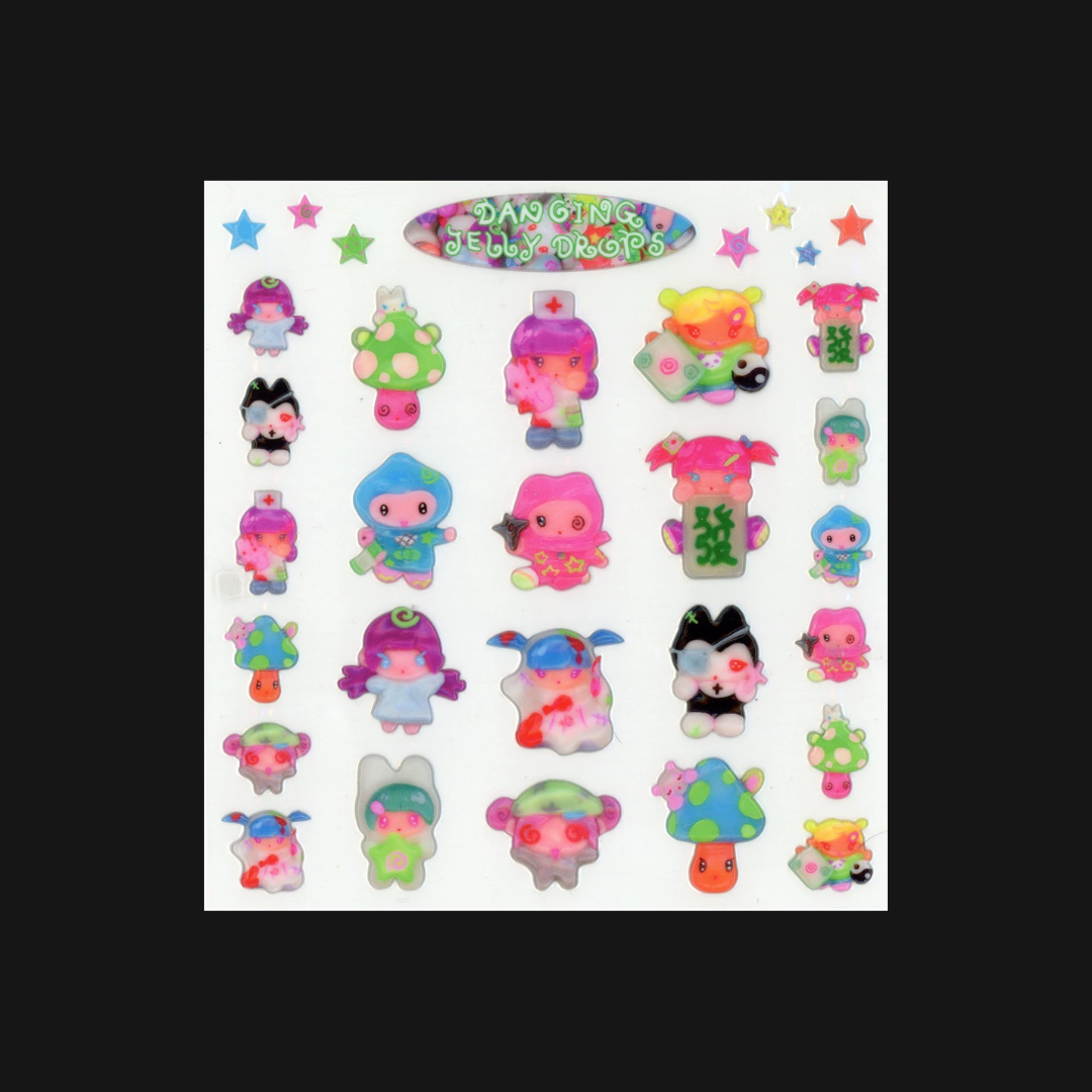 Sunonebird - Dancing Jellydrops Sticker Sheet