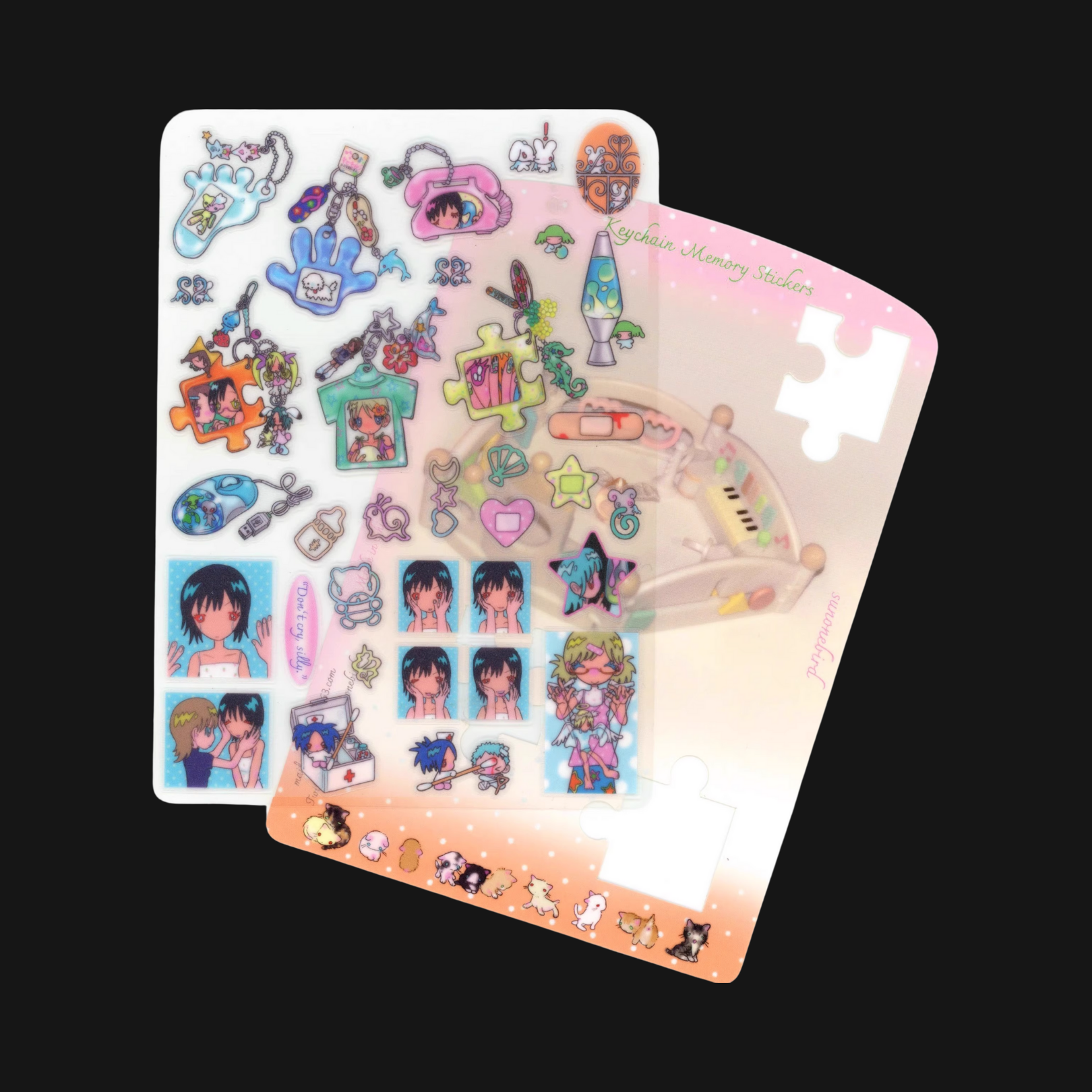 Sunonebird - Keychain Memory Sticker Sheet