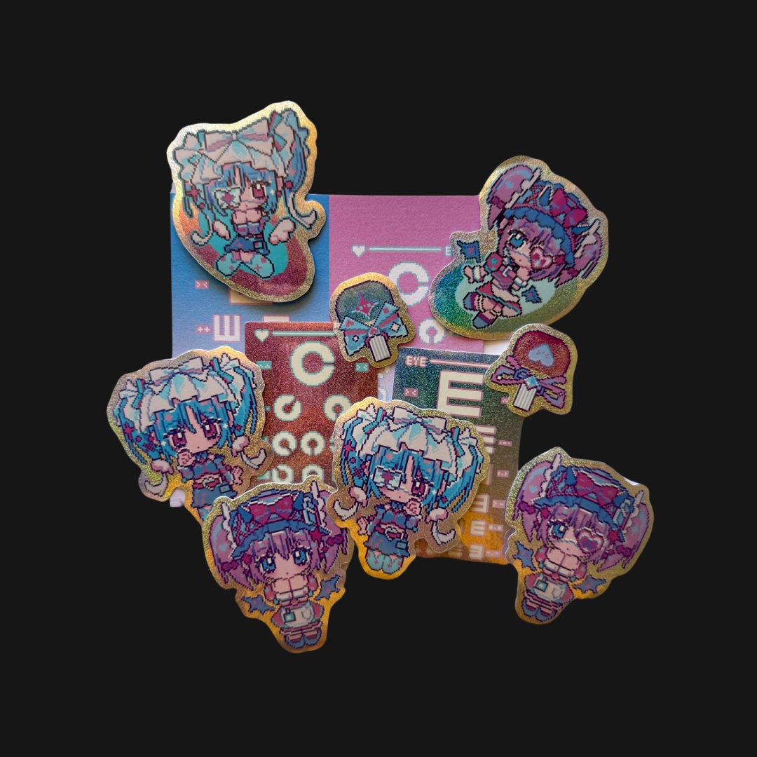 ANARRATOR - Eye_爱 Sticker Set