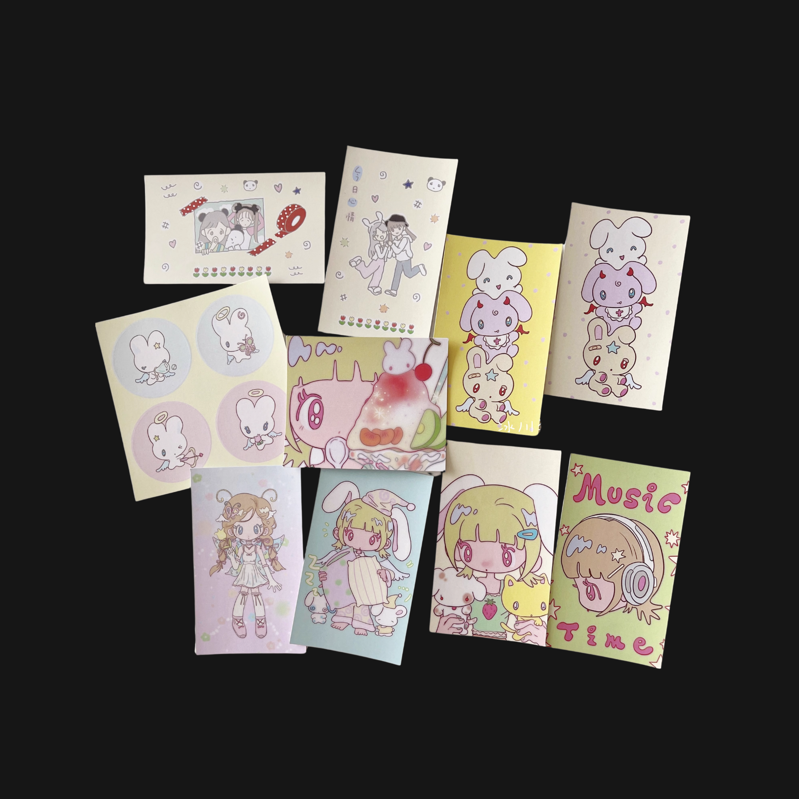 Sunonebird x Glacier Morishima - Summer Ice Treats Sticker Pack