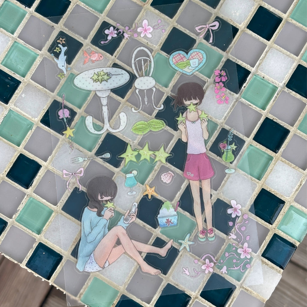 KYOUKO DAILY - SUMMER CARAMBOLA STICKER SHEET