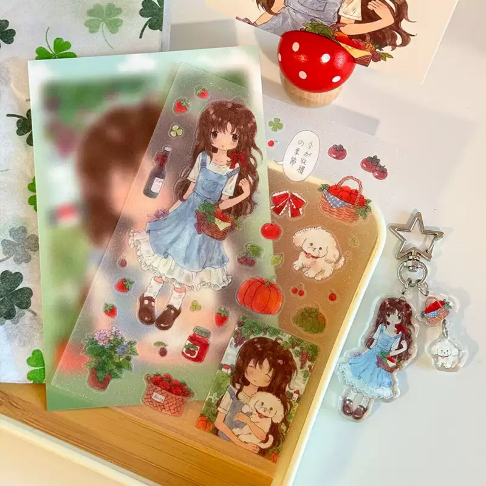 LIGHTED SNOW - TOMATO FARM STICKER SHEET