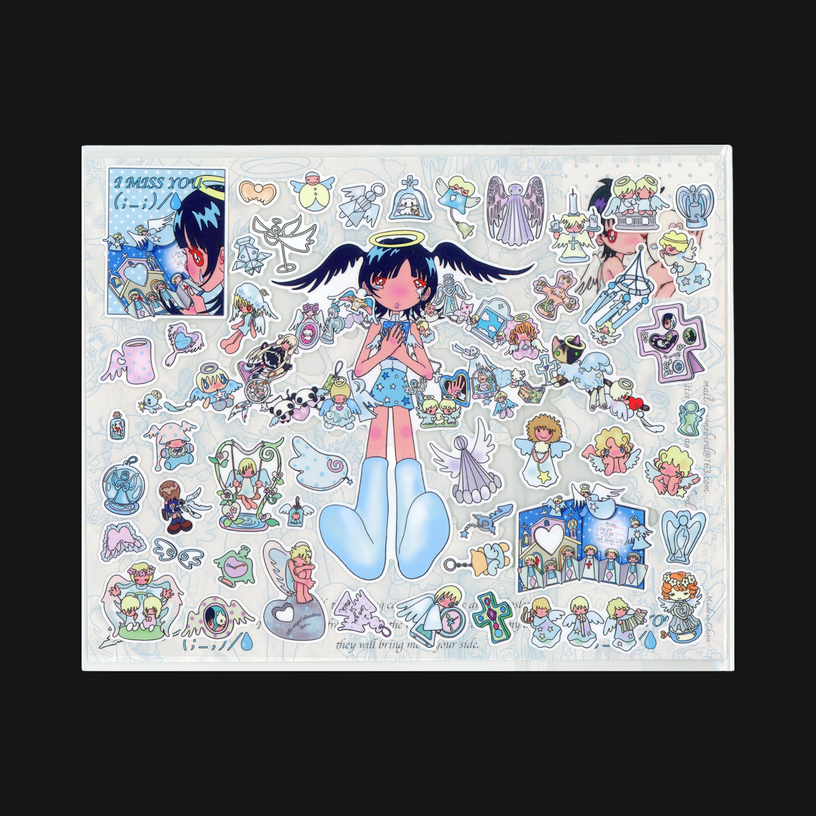 SUNONEBIRD - COLLECT EVERYTHING OF THE ANGEL STICKER SHEET