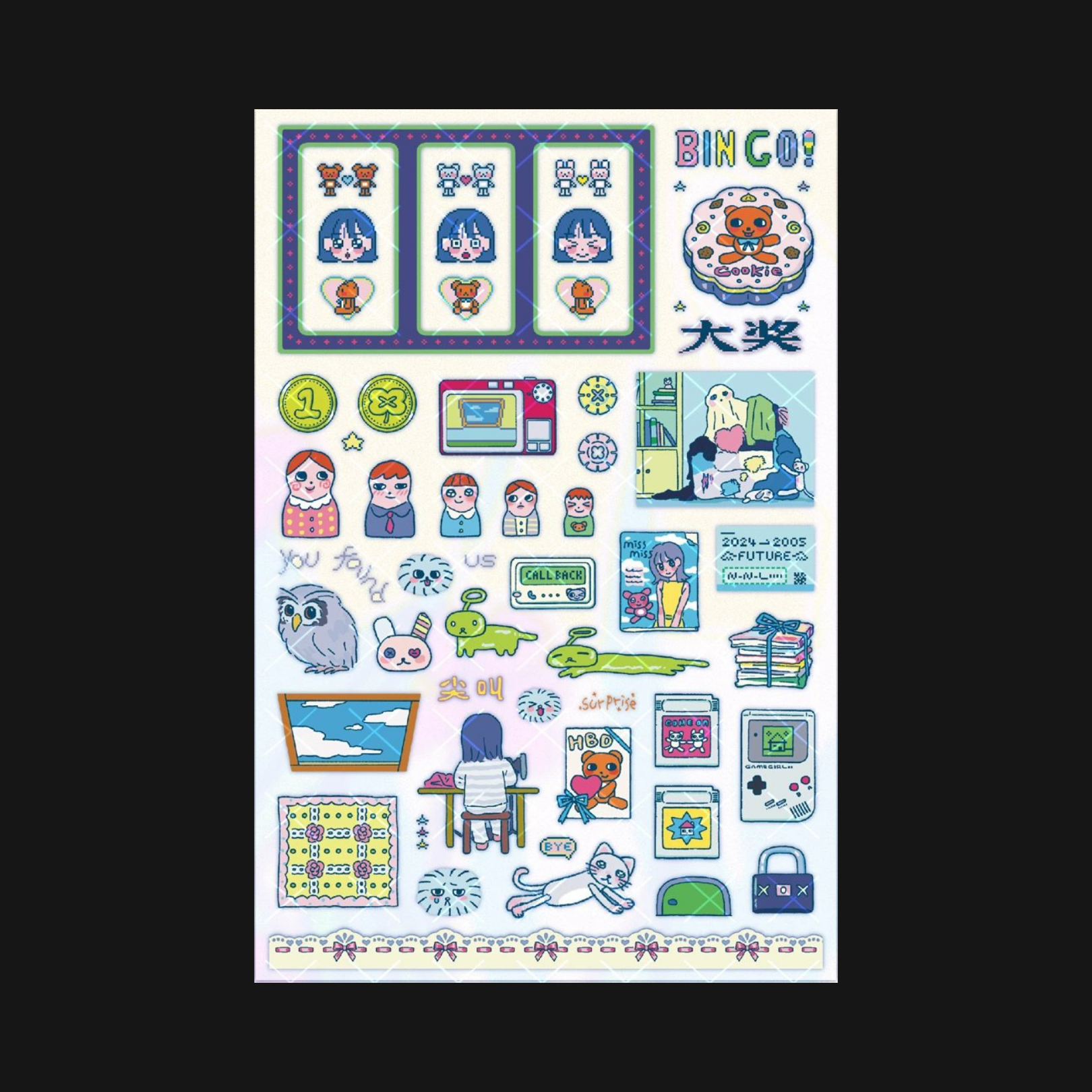 SODDERRORS - Treasures In The Attic Sticker Sheet
