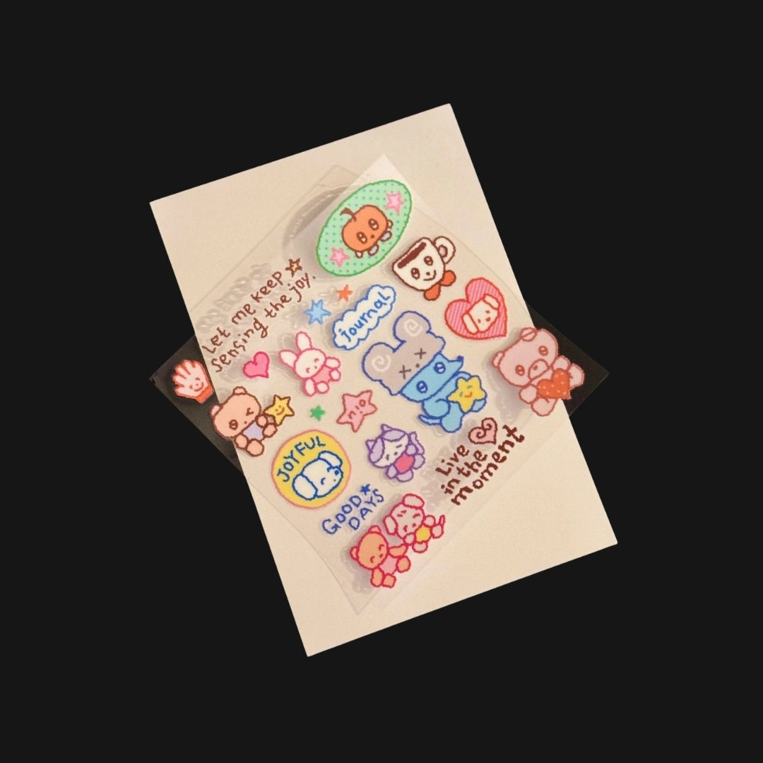 NIO BIUM - NIO’S WORLD TRANSFER STICKER SHEET