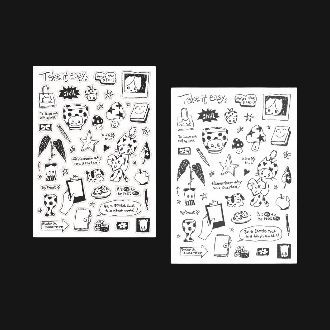 NIO BIUM - TAKE IT EASY STICKER SHEET
