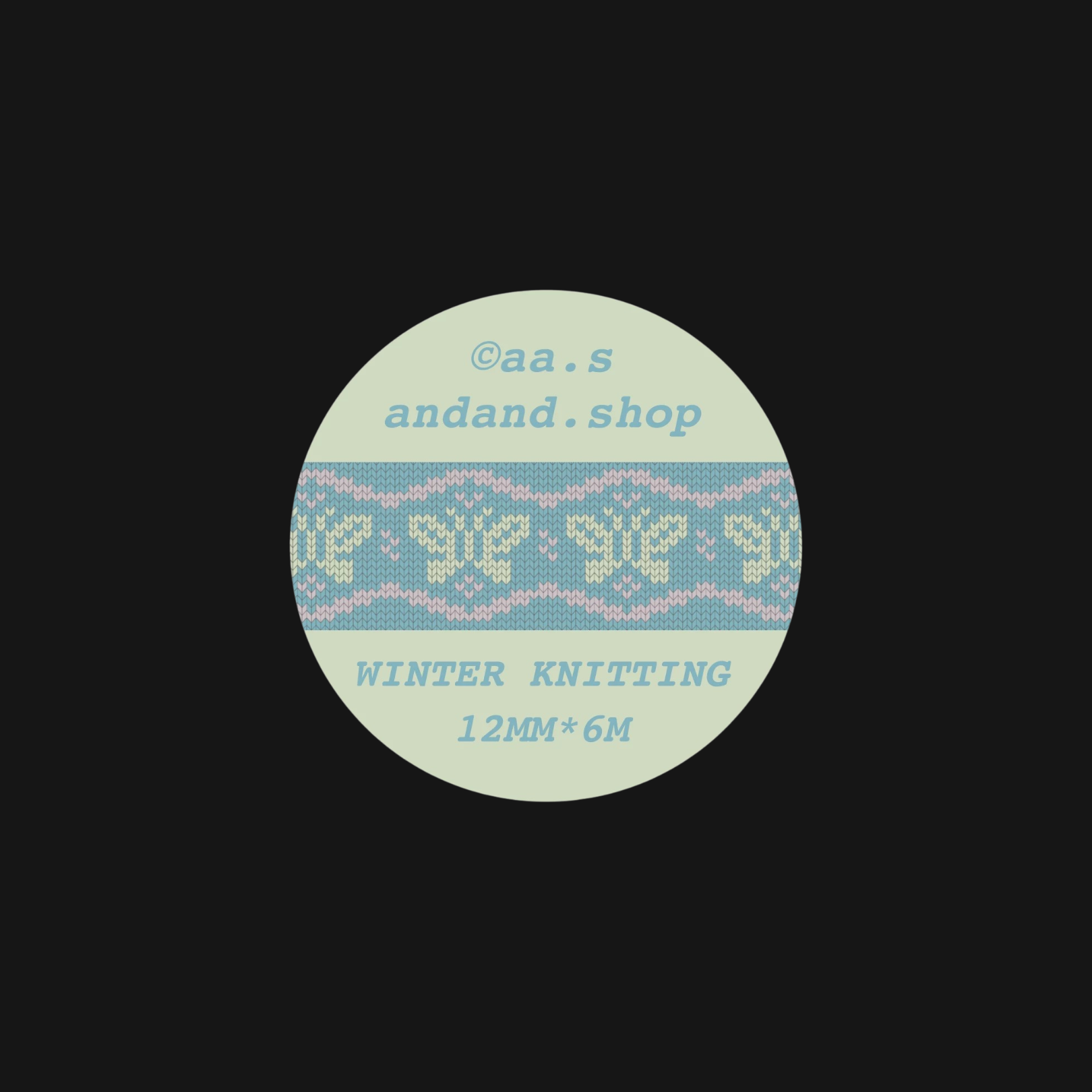 AndAnd. - Winter Sweater Sticker Roll