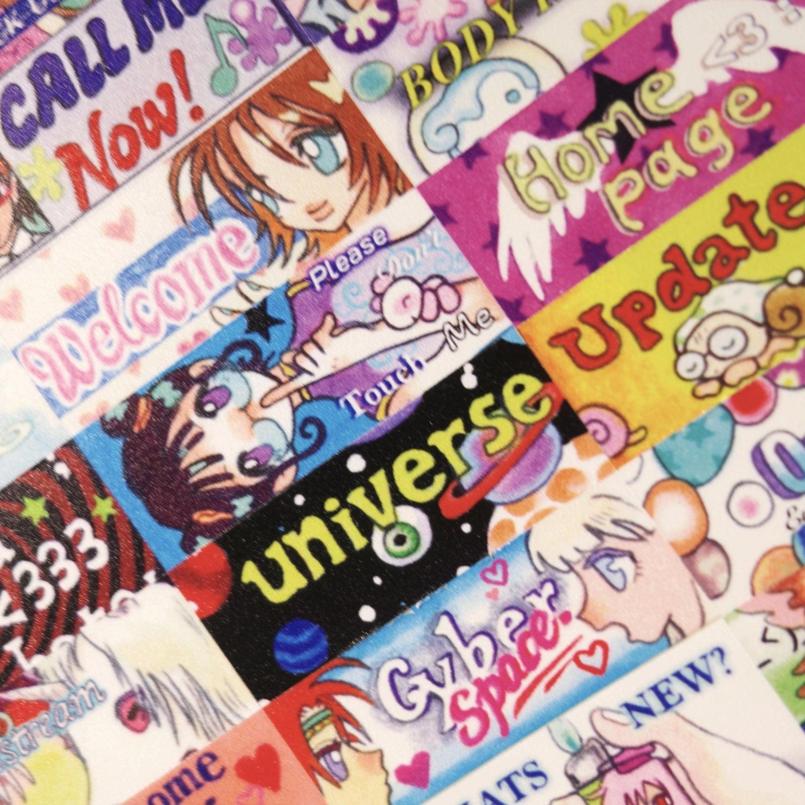 OLIWA - CYBER ATTACK STICKER SHEET