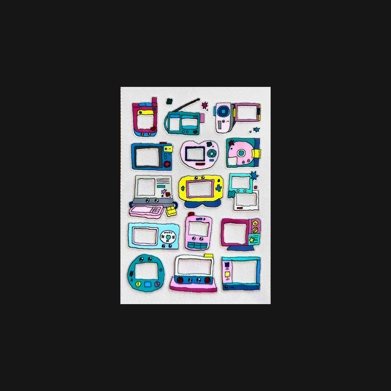 Creamhoney - CCD Frame Sticker Sheet