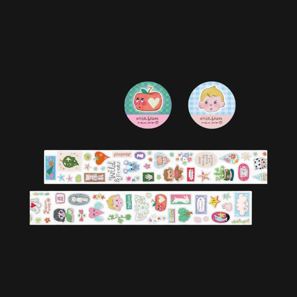 NIO BIUM - PLANT PLAYGROUND STICKER ROLL