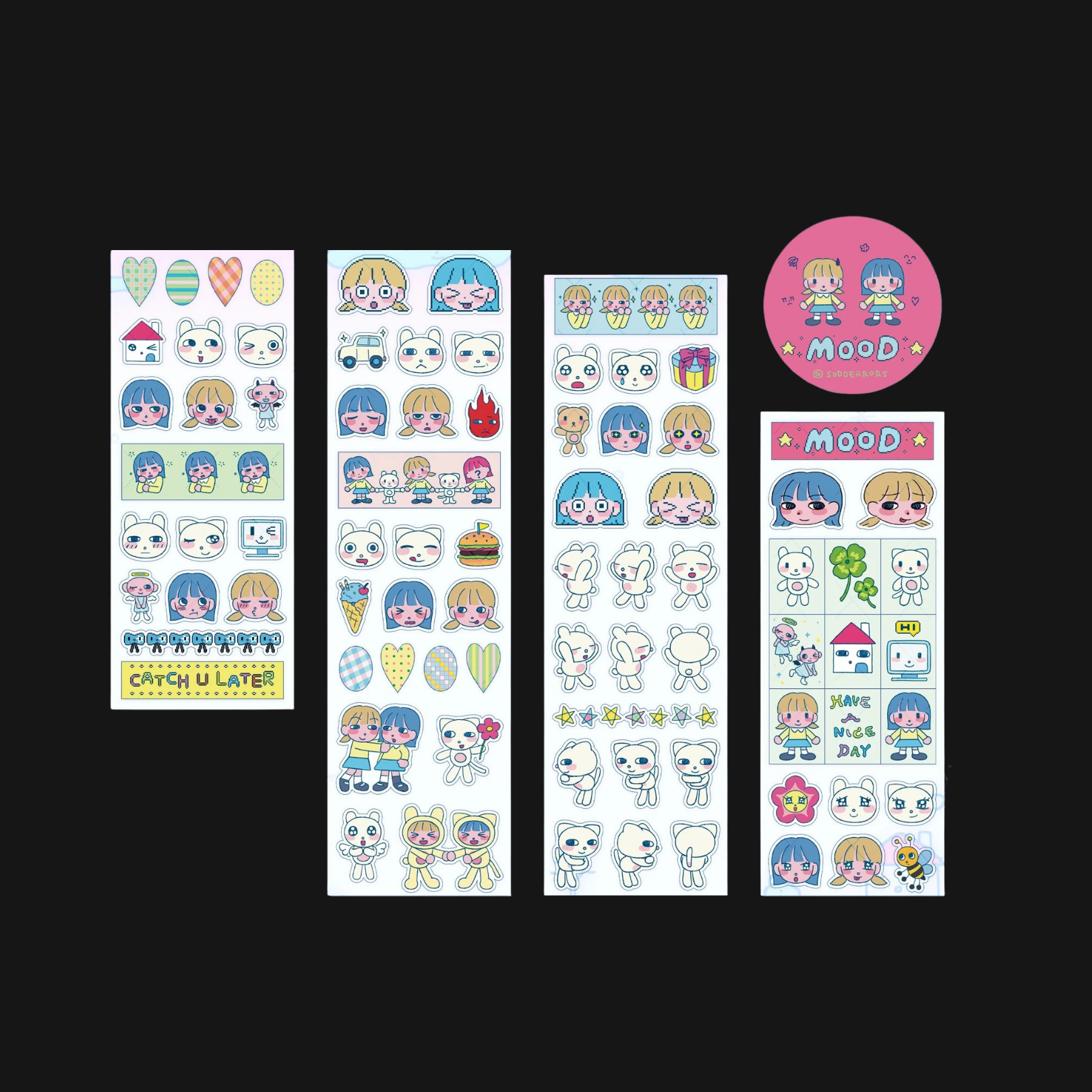 SODDERRORS - MOOD STICKER ROLL