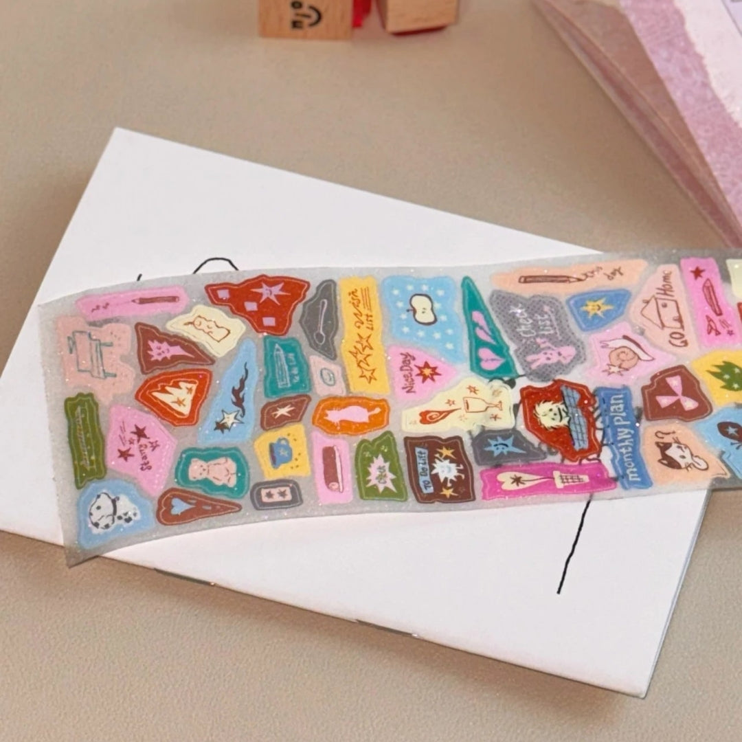 NIO BIUM - FRAGMENT POEMS STICKER ROLL