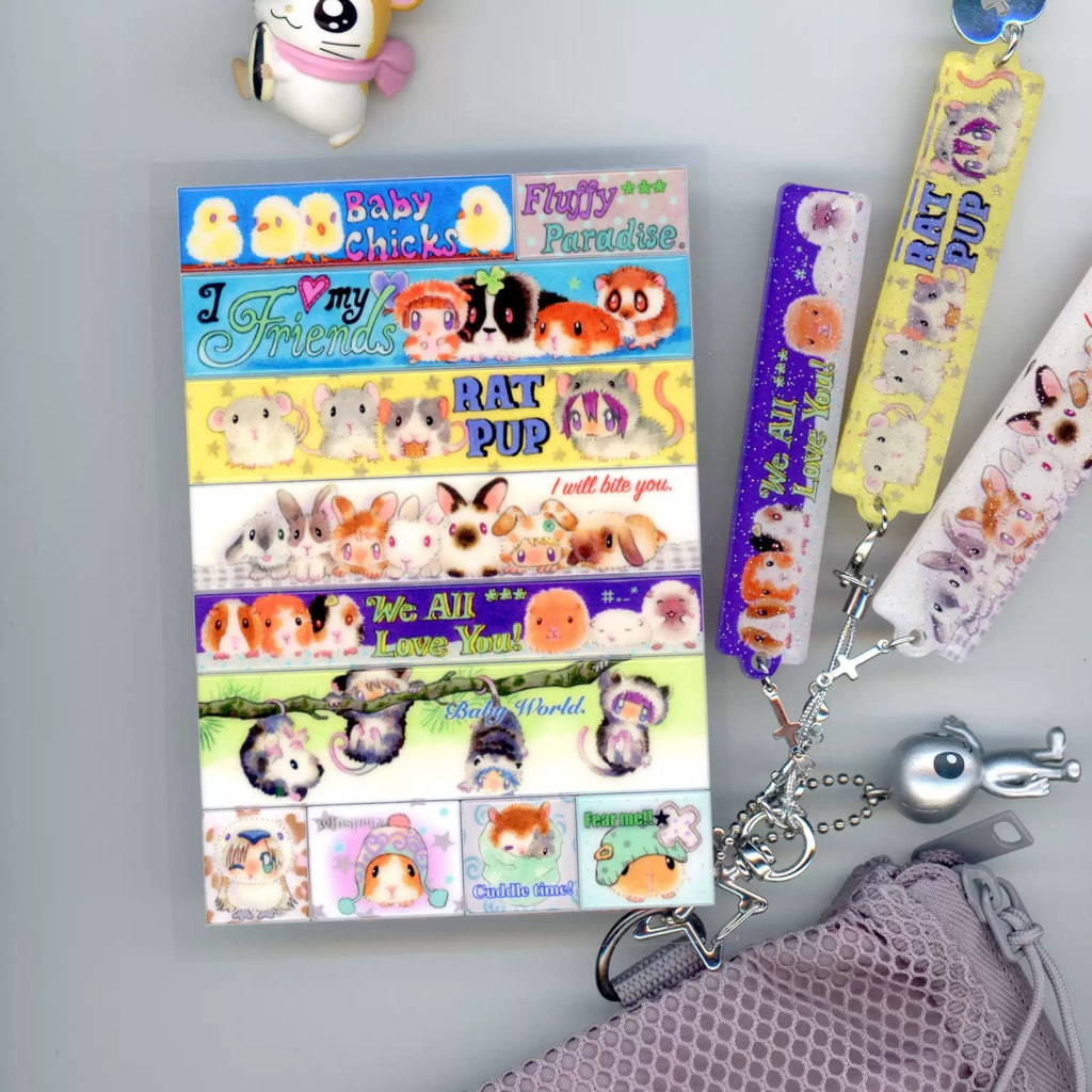 OLIWA - BABY ANIMALS 3D STICKER SHEET