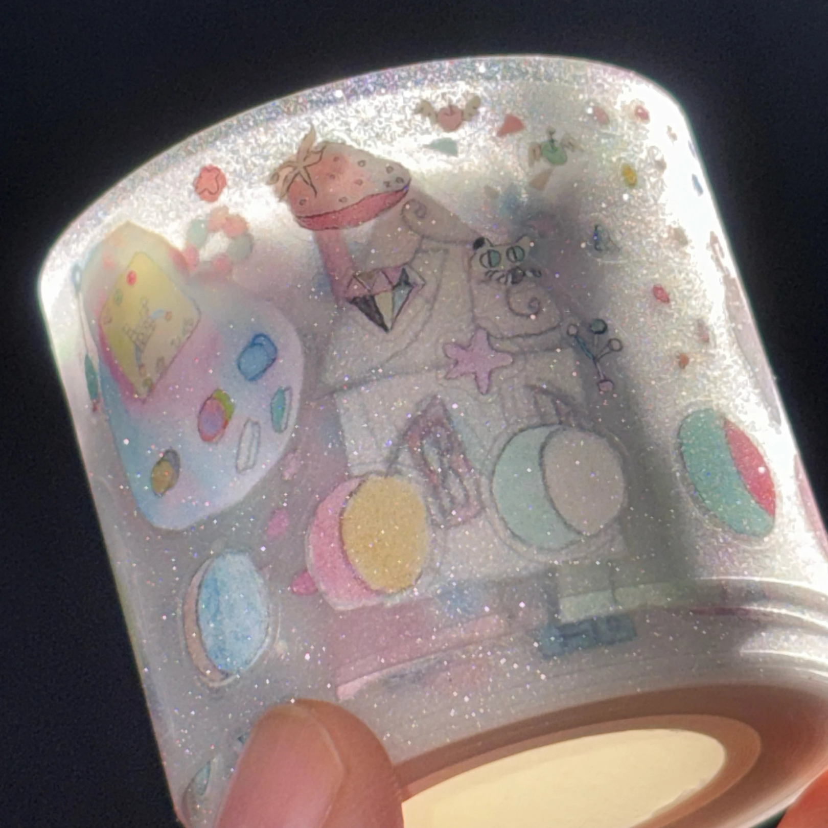 LAZY VENUS SYNDROME - ICE CRYSTAL STICKER ROLL