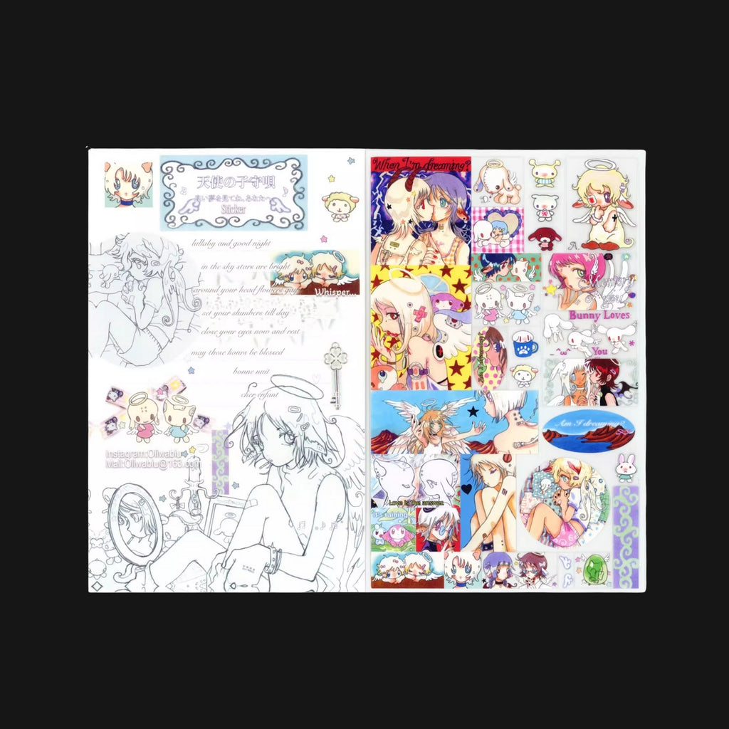 OLIWA - ANGEL'S LULLABY STICKER SHEET