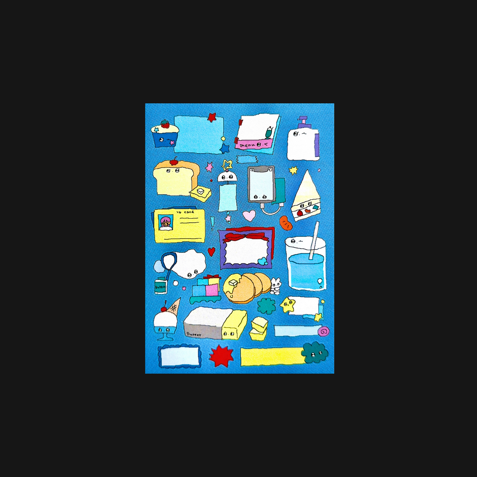 Creamhoney - Retro Feeling Sticker Sheet