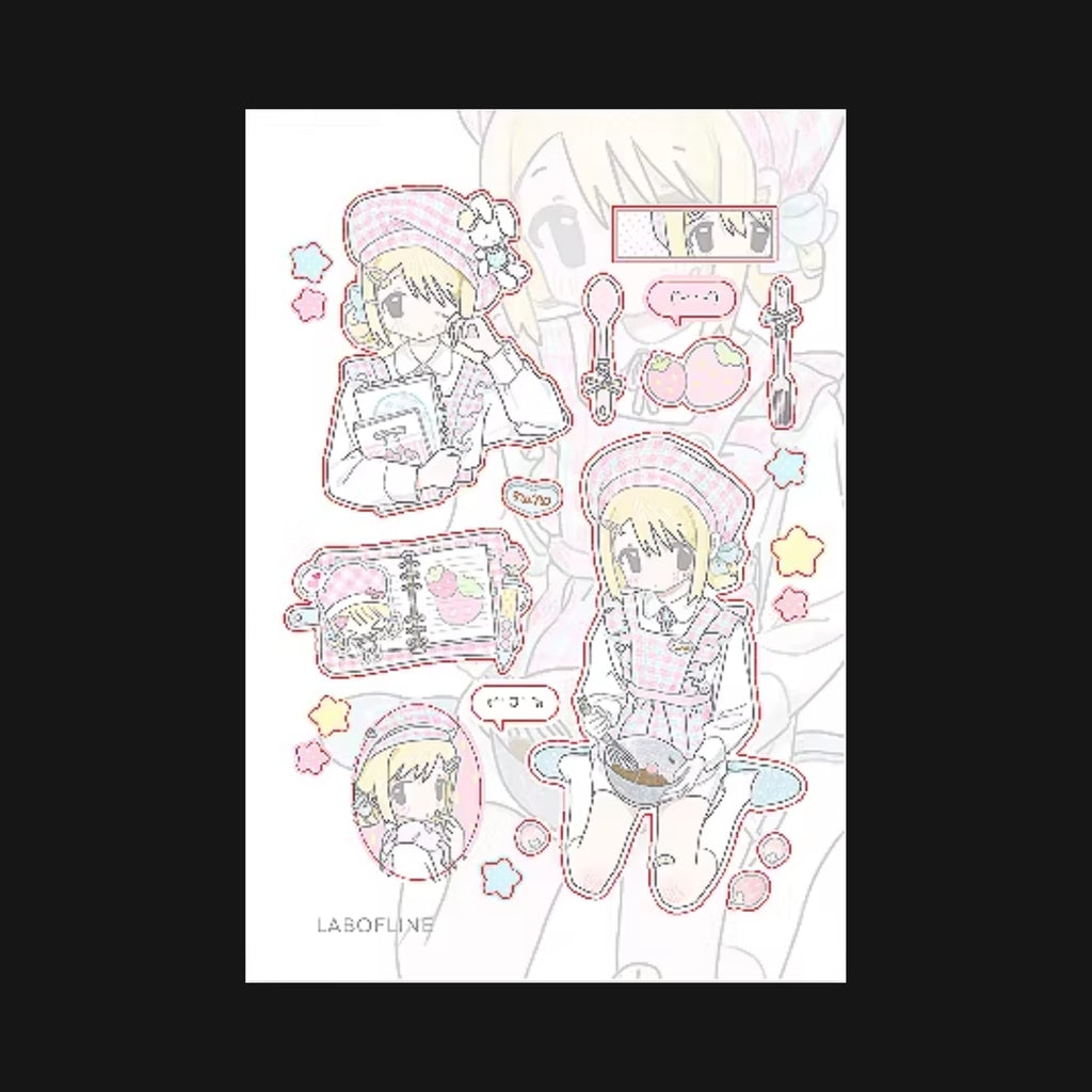 LAB OF LINE - RESEARCHER NANO STICKER SHEET