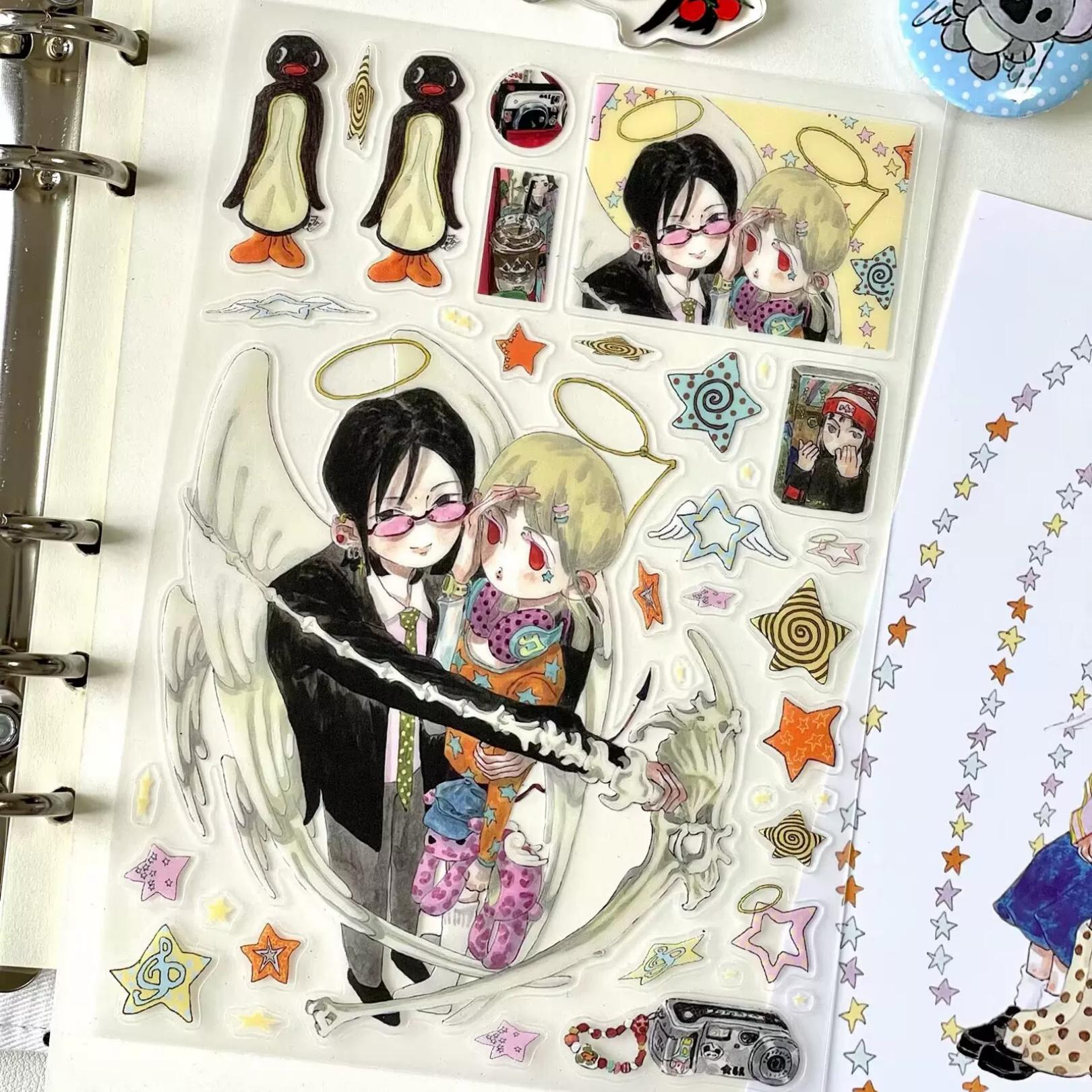 RUILIN ZHAO - SEAHORSE ANGEL STICKER SHEET