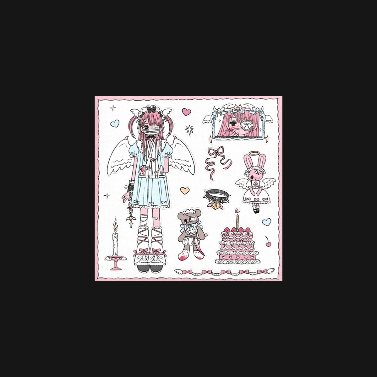 YAO - Evil Doll Sticker Sheet