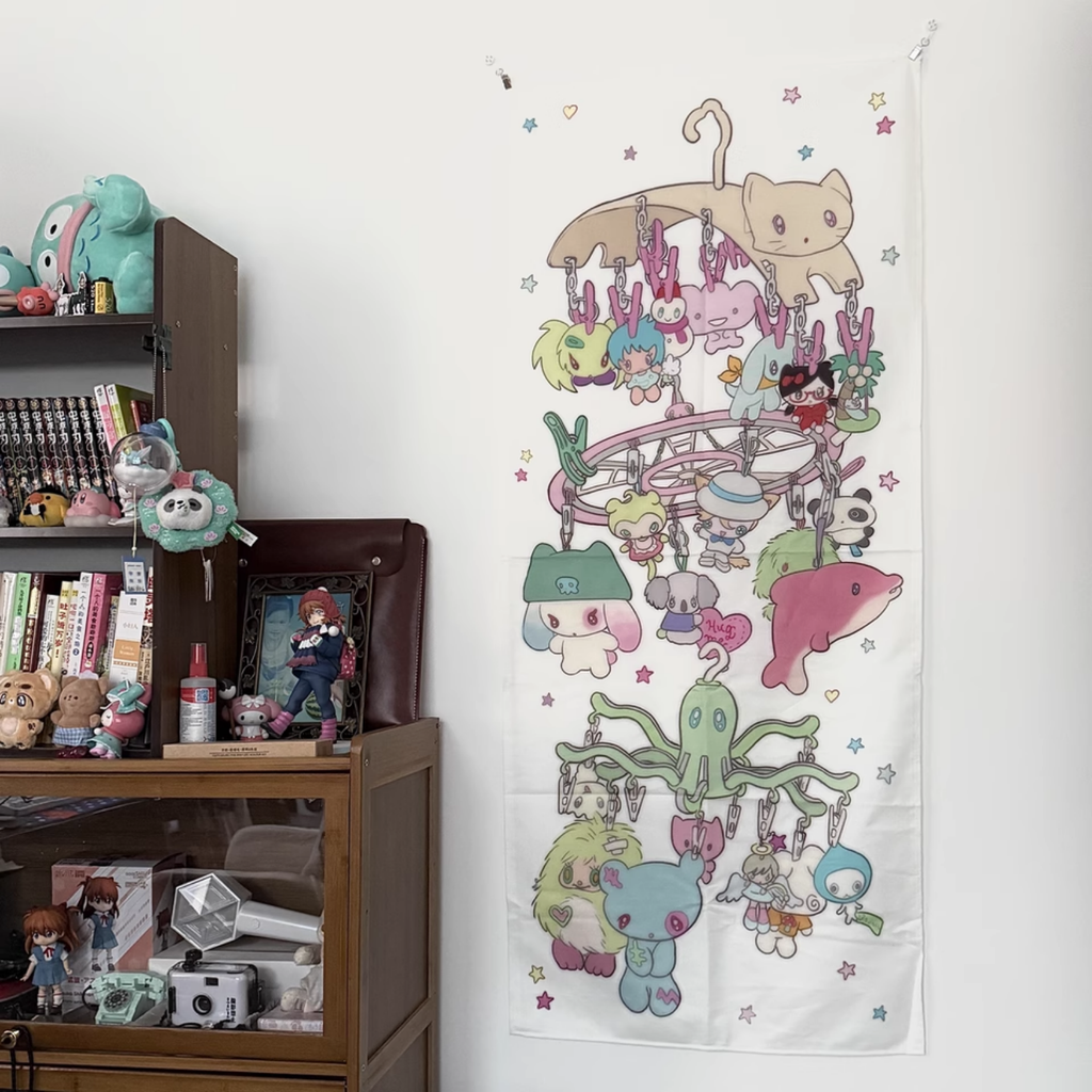 Sunonebird - Sun Dried Doll Tapestry