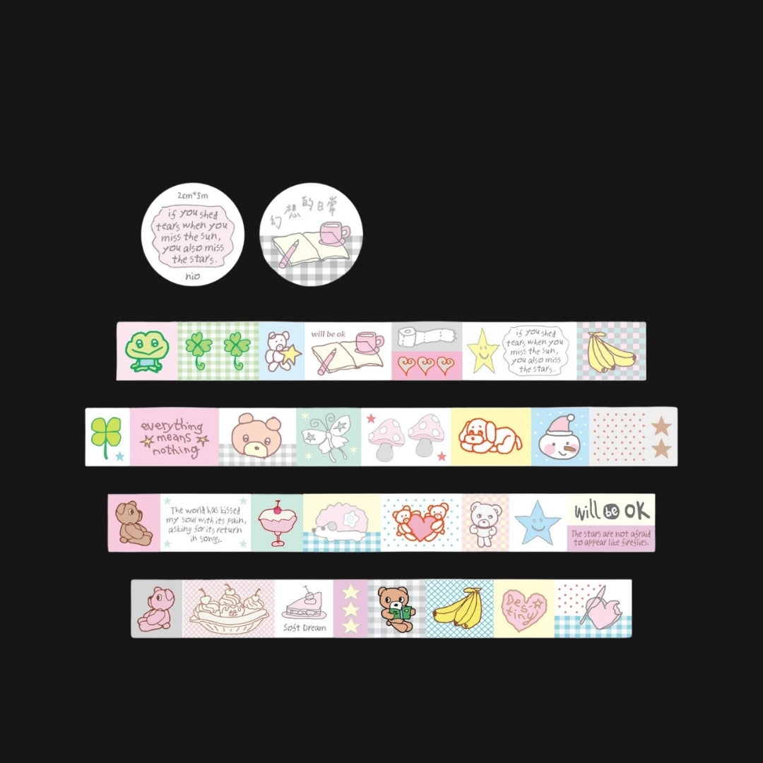 NIO BIUM - EVERYDAY FANTASY WASHI TAPE