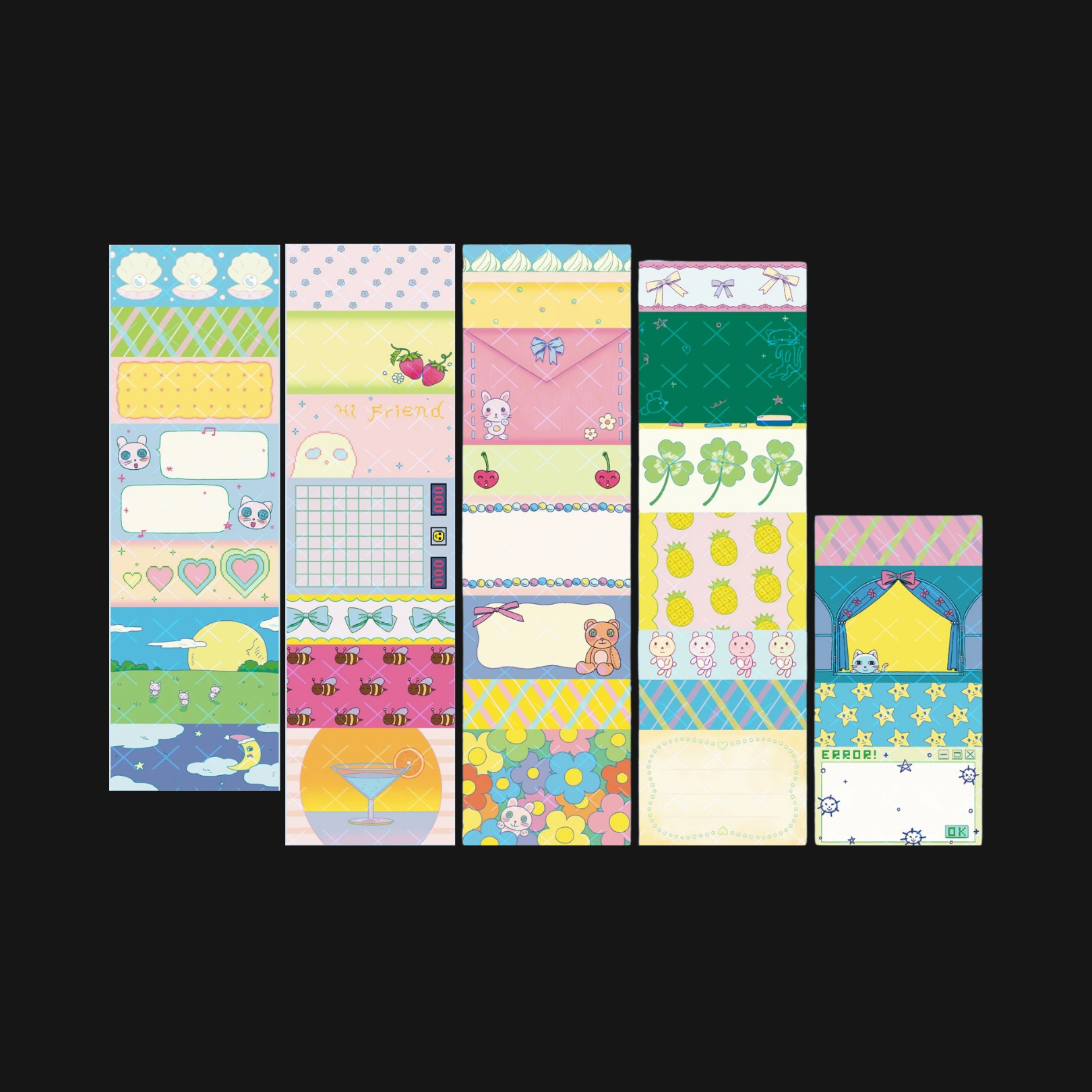 SODDERRORS - SMALL NOTES STICKER ROLL