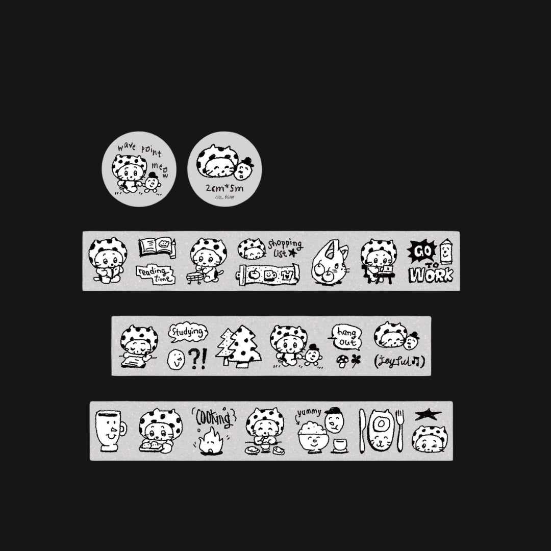NIO BIUM - THE DAILY LIFE OF WAVE POINT MEOW STICKER TAPE