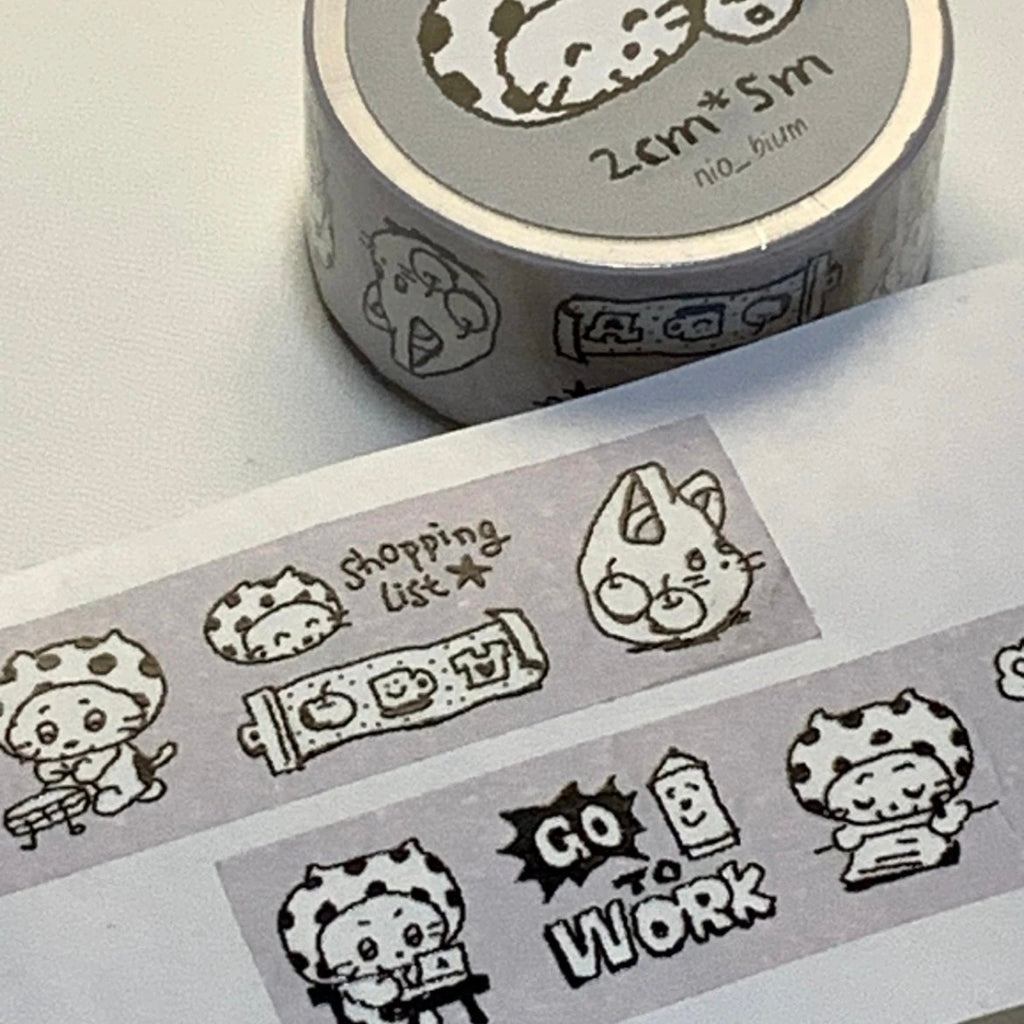 NIO BIUM - THE DAILY LIFE OF WAVE POINT MEOW STICKER TAPE