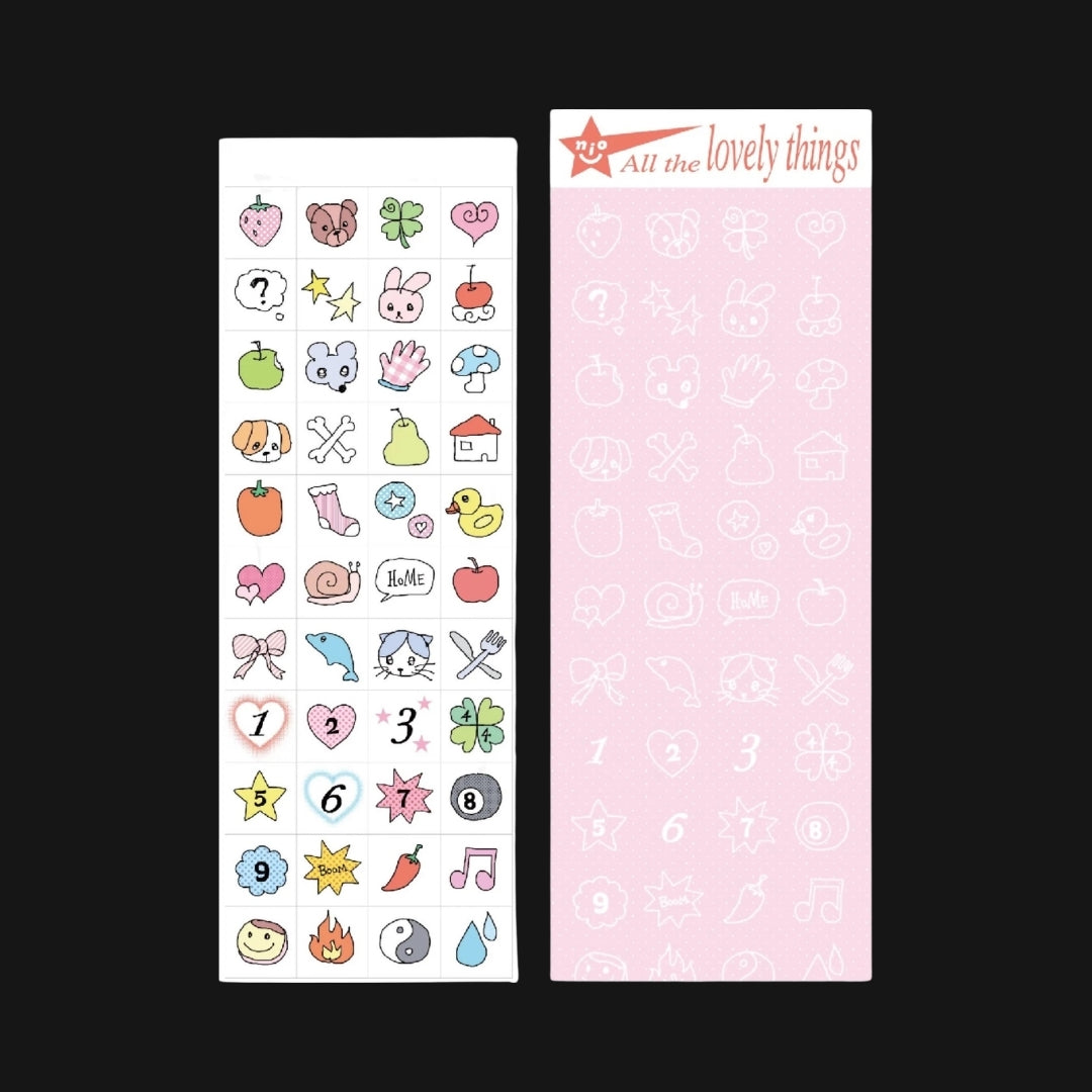 NIO BIUM - GROCERY STORE STICKER SHEET