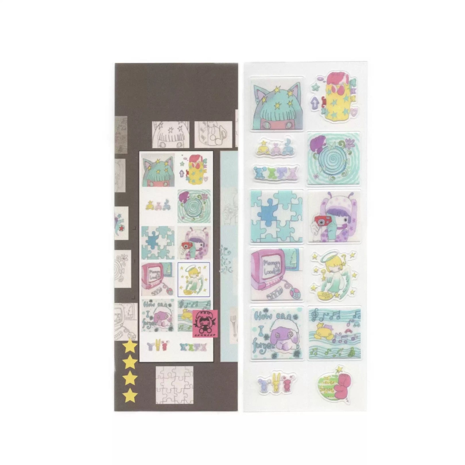 AGNELLO - MEMORY WATER STICKER SHEET