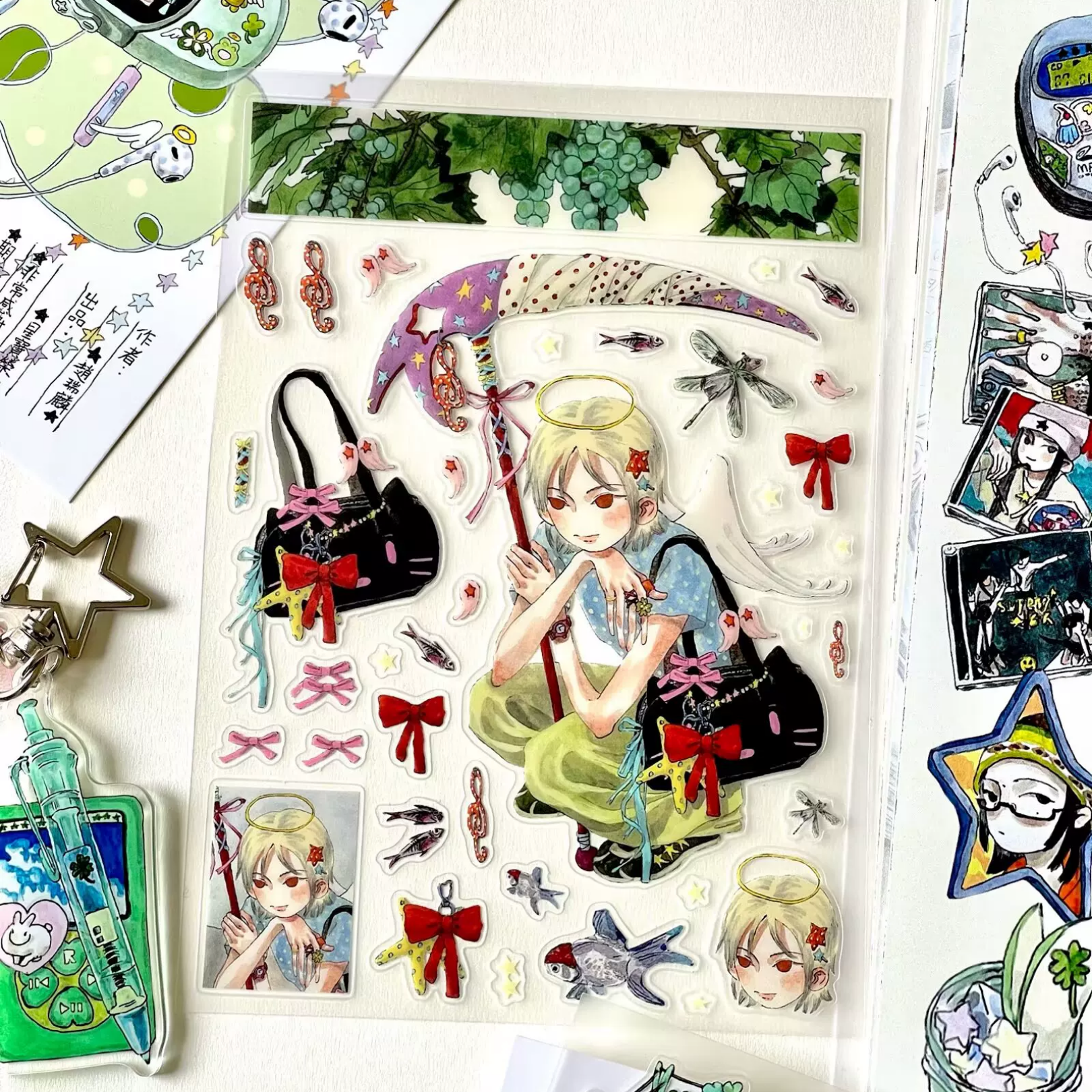 RUILIN ZHAO - HUMAN WORLD STICKER SHEET
