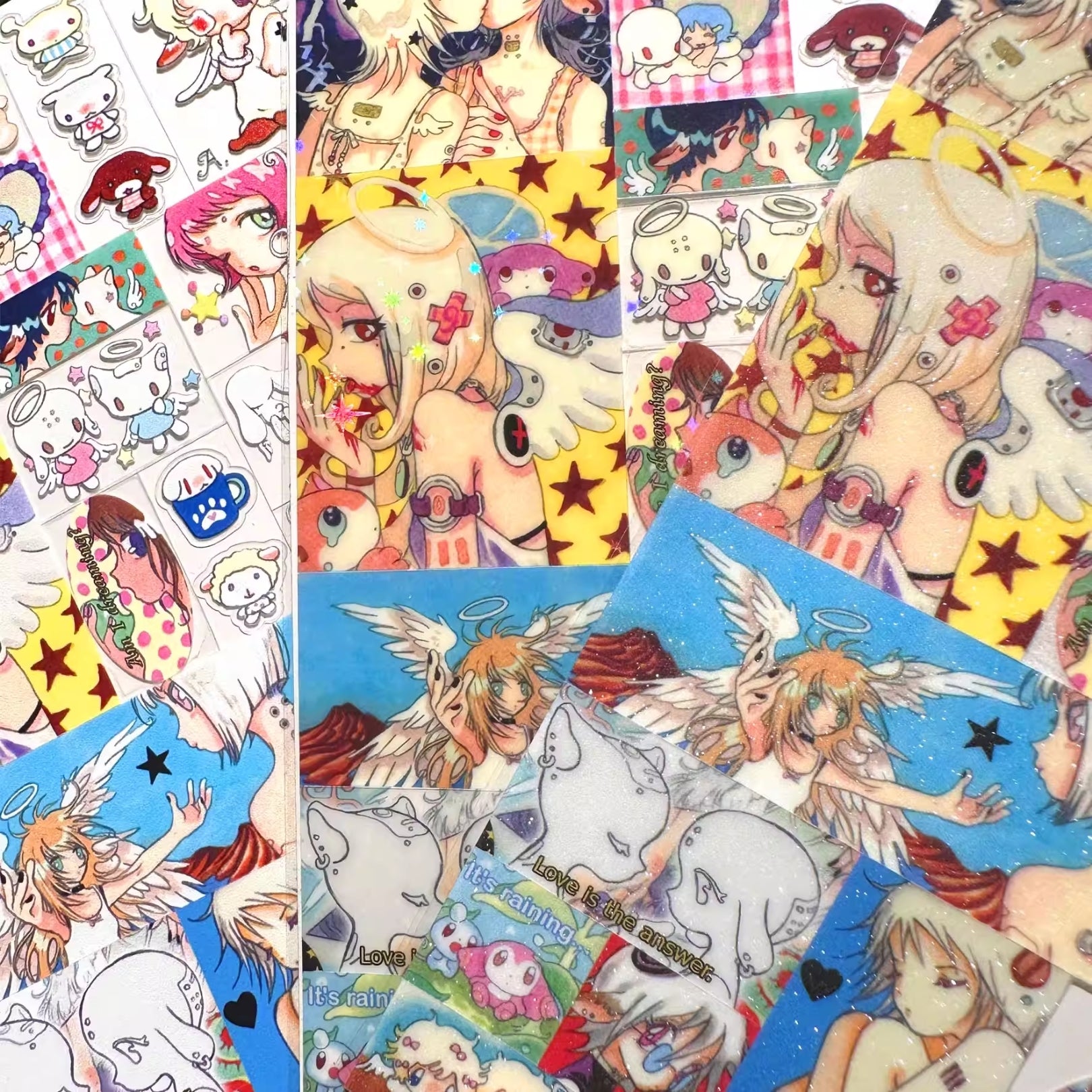 OLIWA - ANGEL'S LULLABY STICKER SHEET