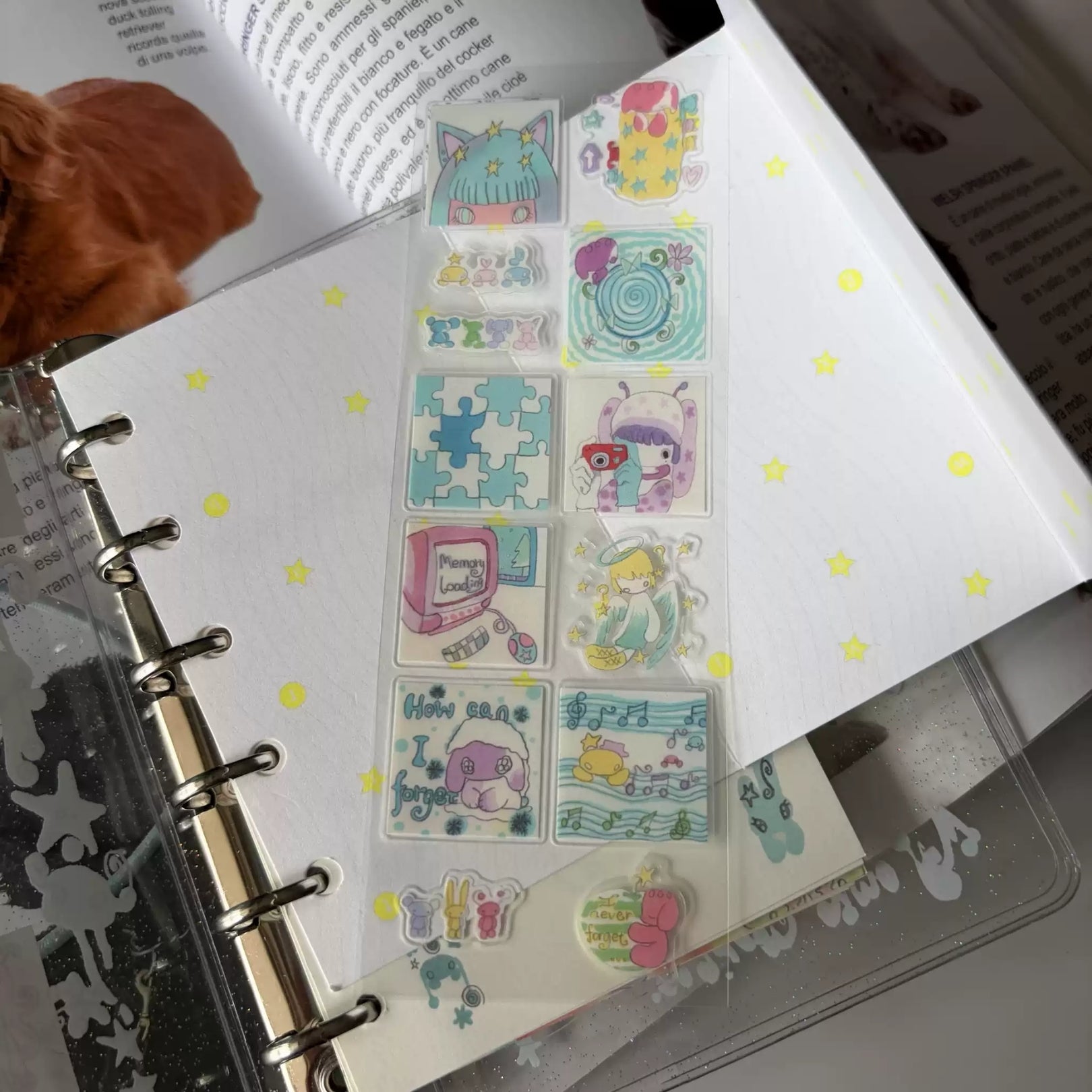AGNELLO - MEMORY WATER STICKER SHEET