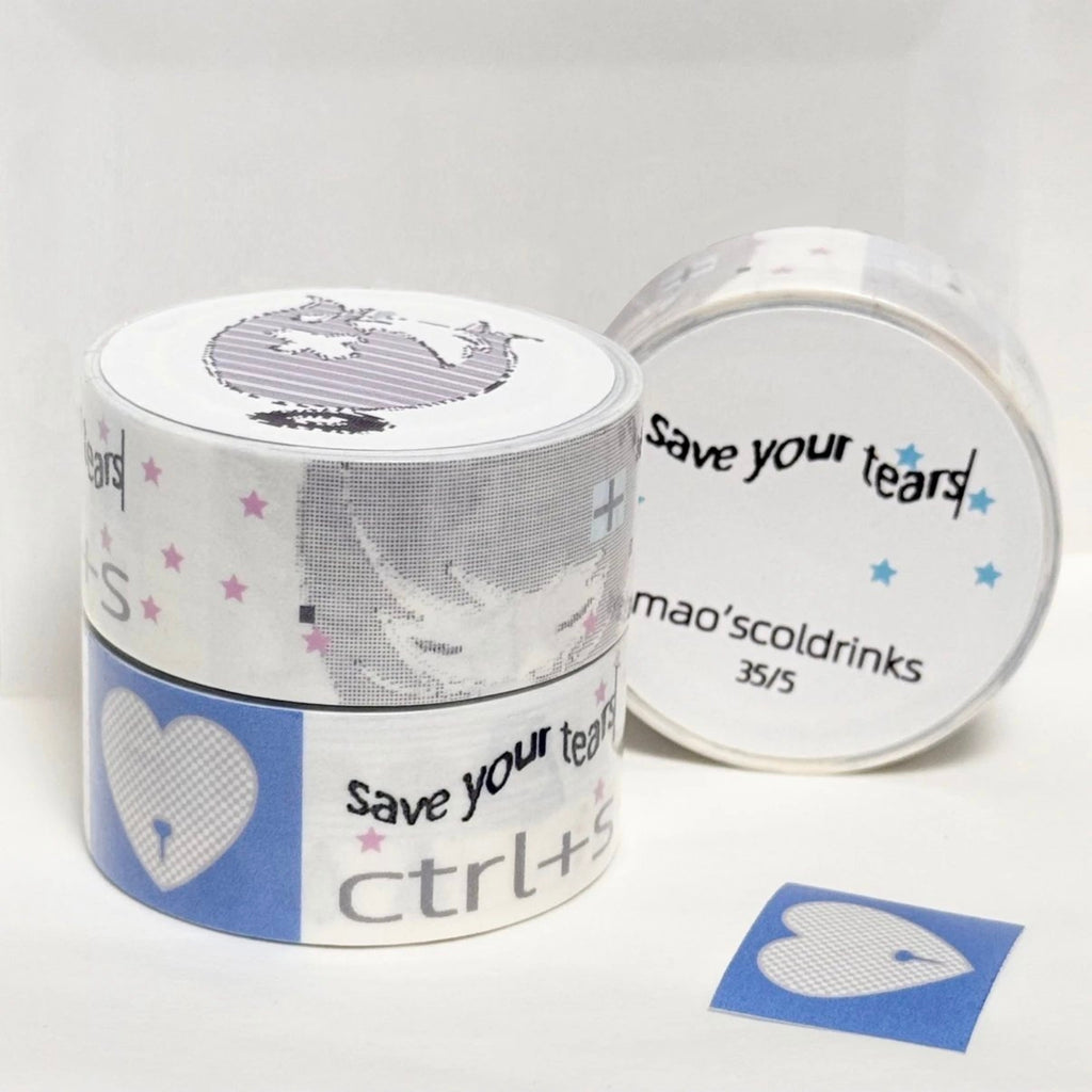 COLDRINKS - TEAR DROPS WASHI TAPE STICKER ROLL