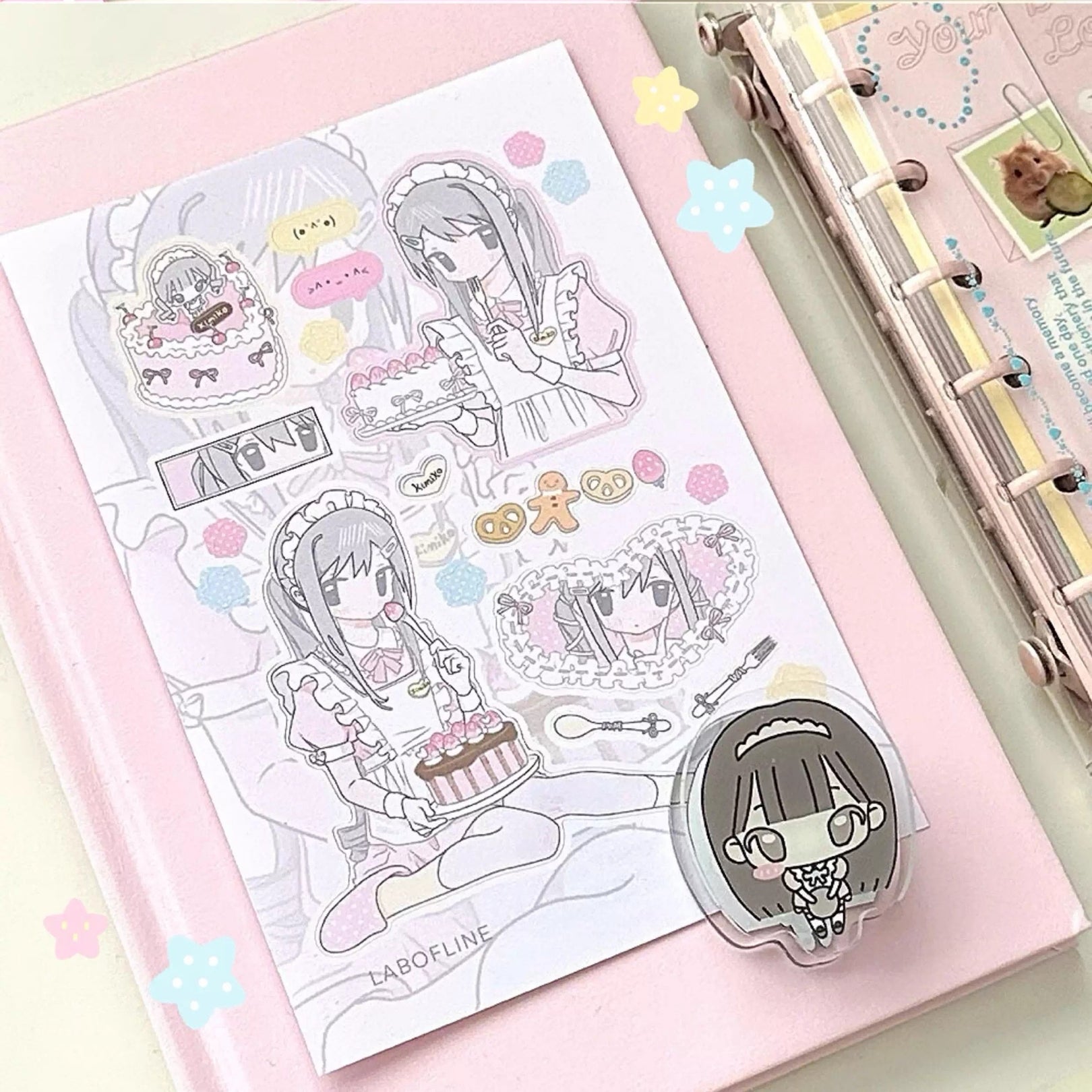 LAB OF LINE - BAKER KIMIKO STICKER SHEET