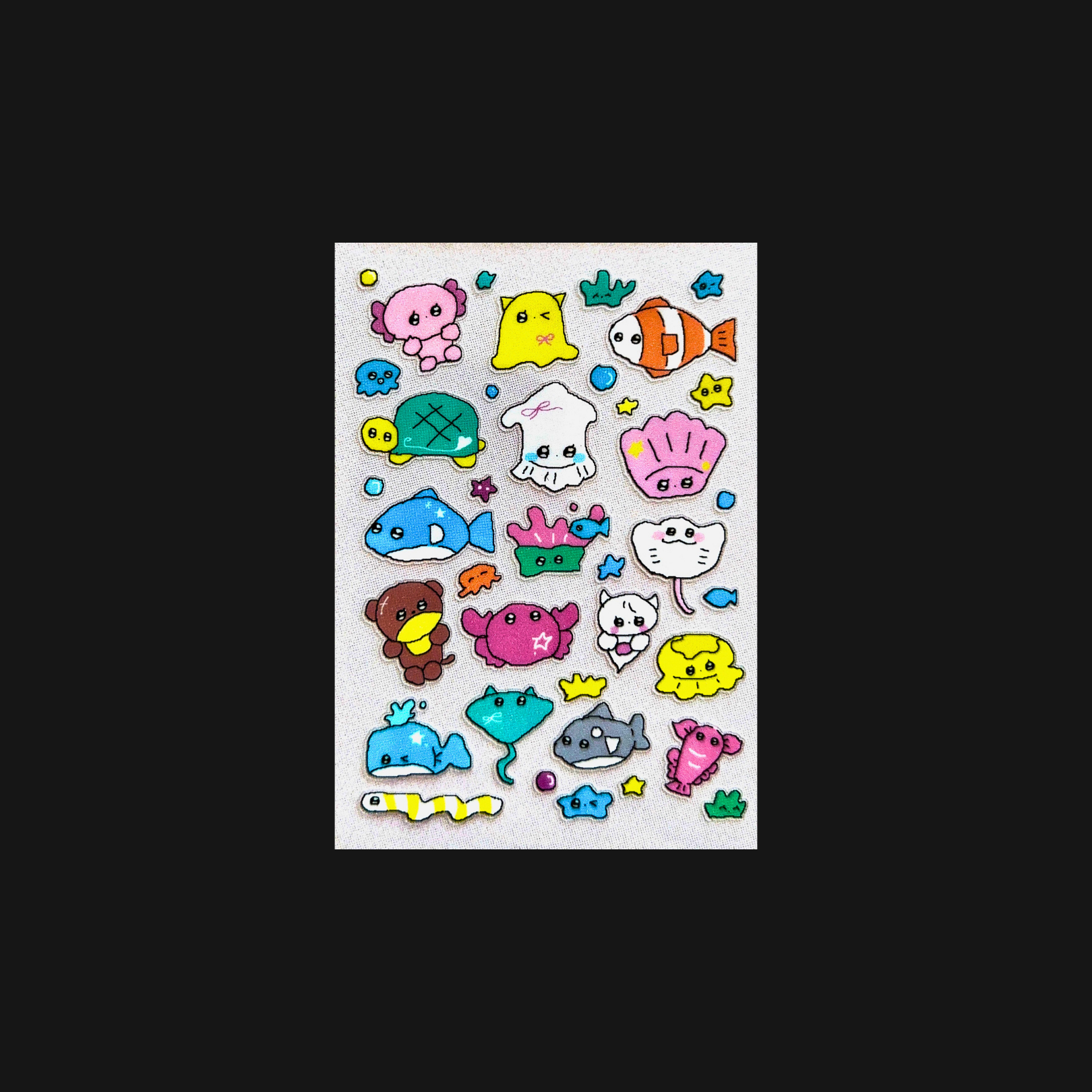 Creamhoney - Sea Creatures Sticker Sheet