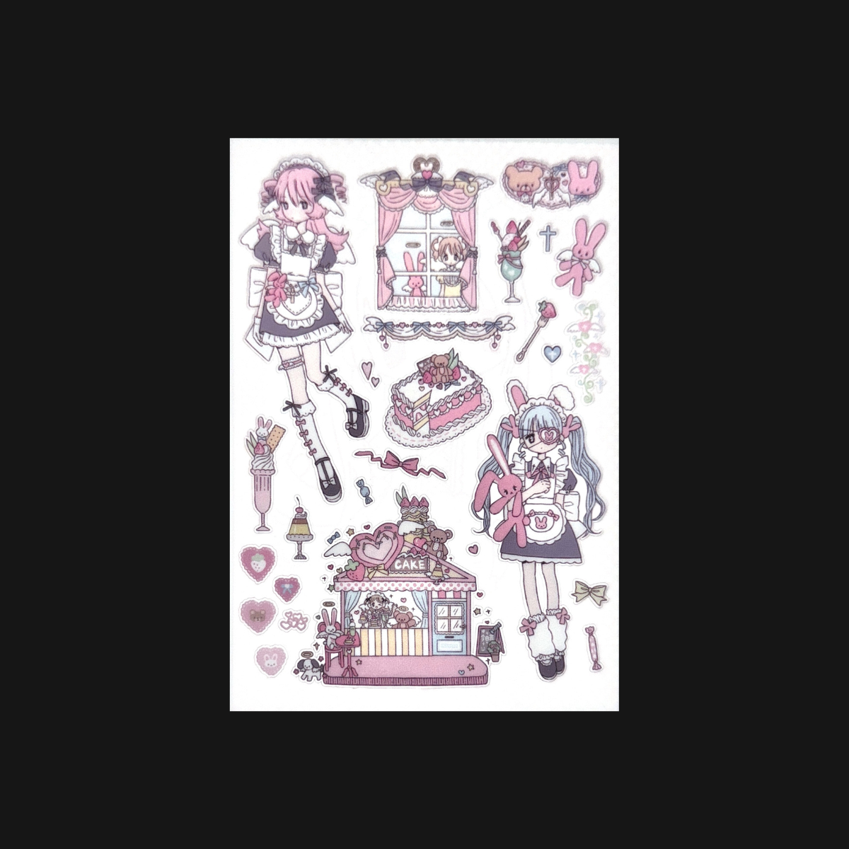 YAO - Maid Bakery Sticker Sheet