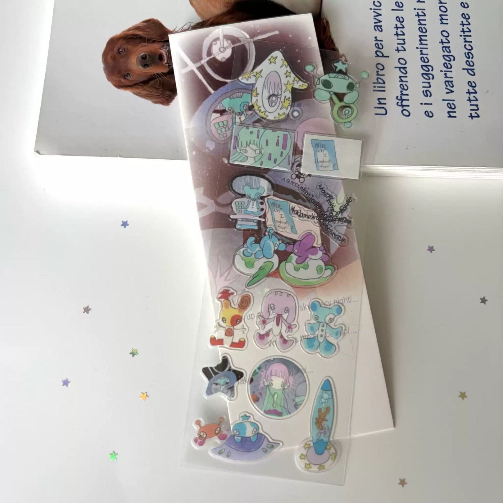 AGNELLO - SPACESHIP STICKER SHEET