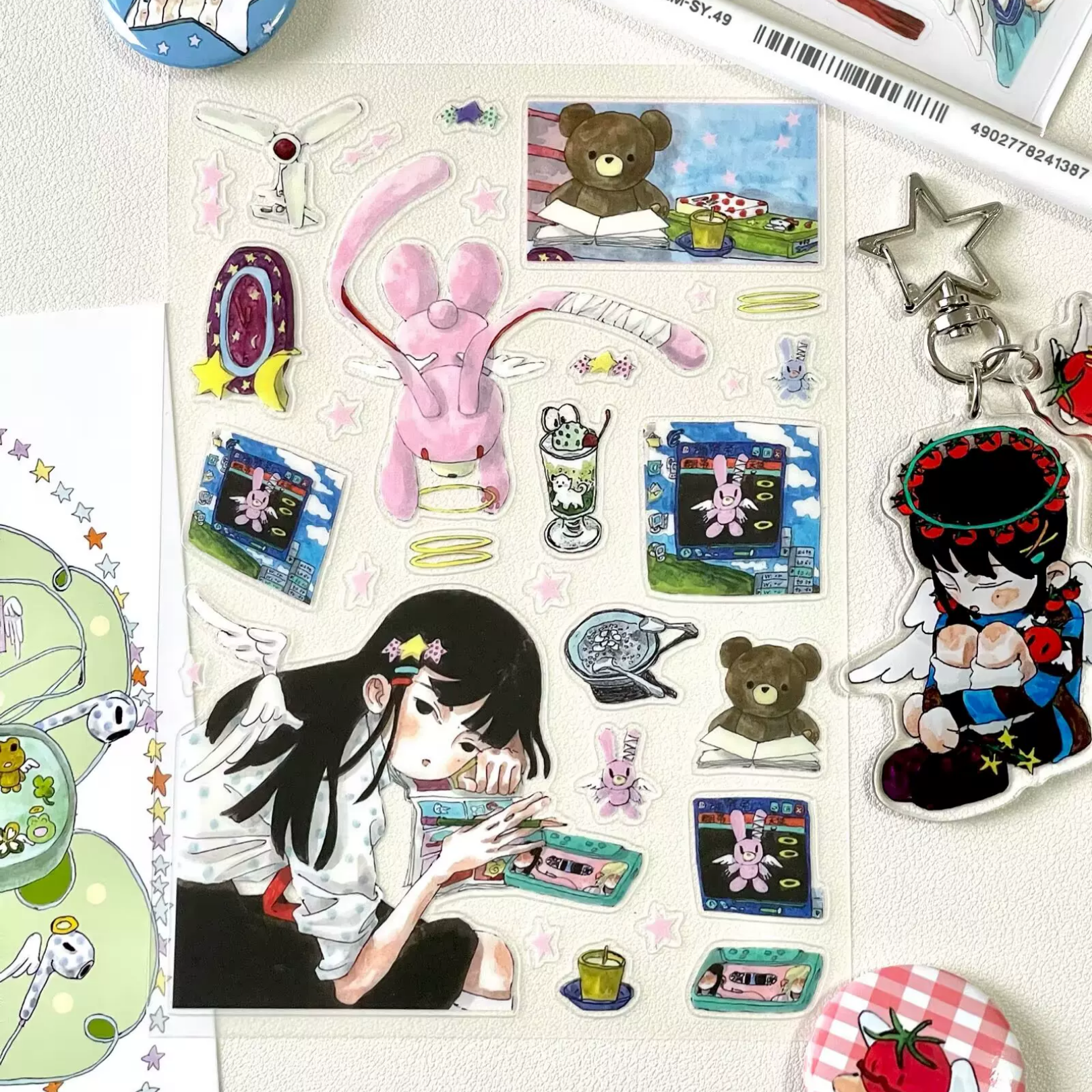 RUILIN ZHAO - HAPPINESS IS A HALO STICKER SHEET
