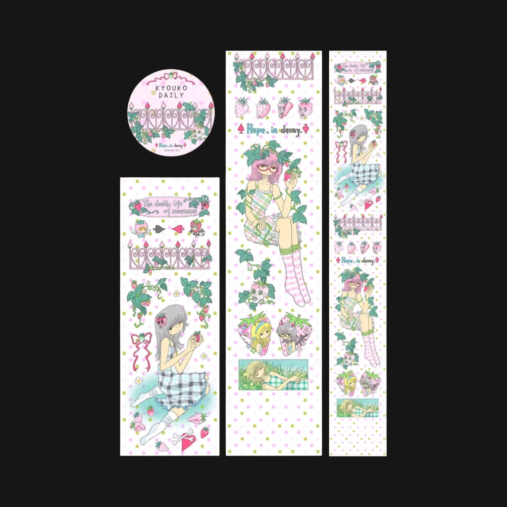 OOOCTOPUS - STRAWBERRY STICKER ROLL