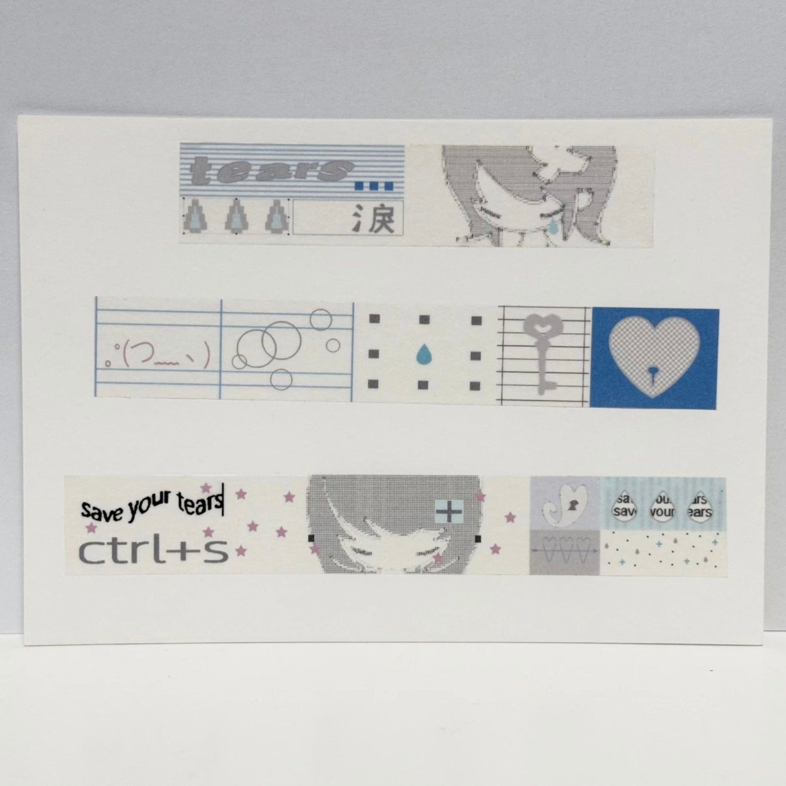 COLDRINKS - TEAR DROPS WASHI TAPE STICKER ROLL
